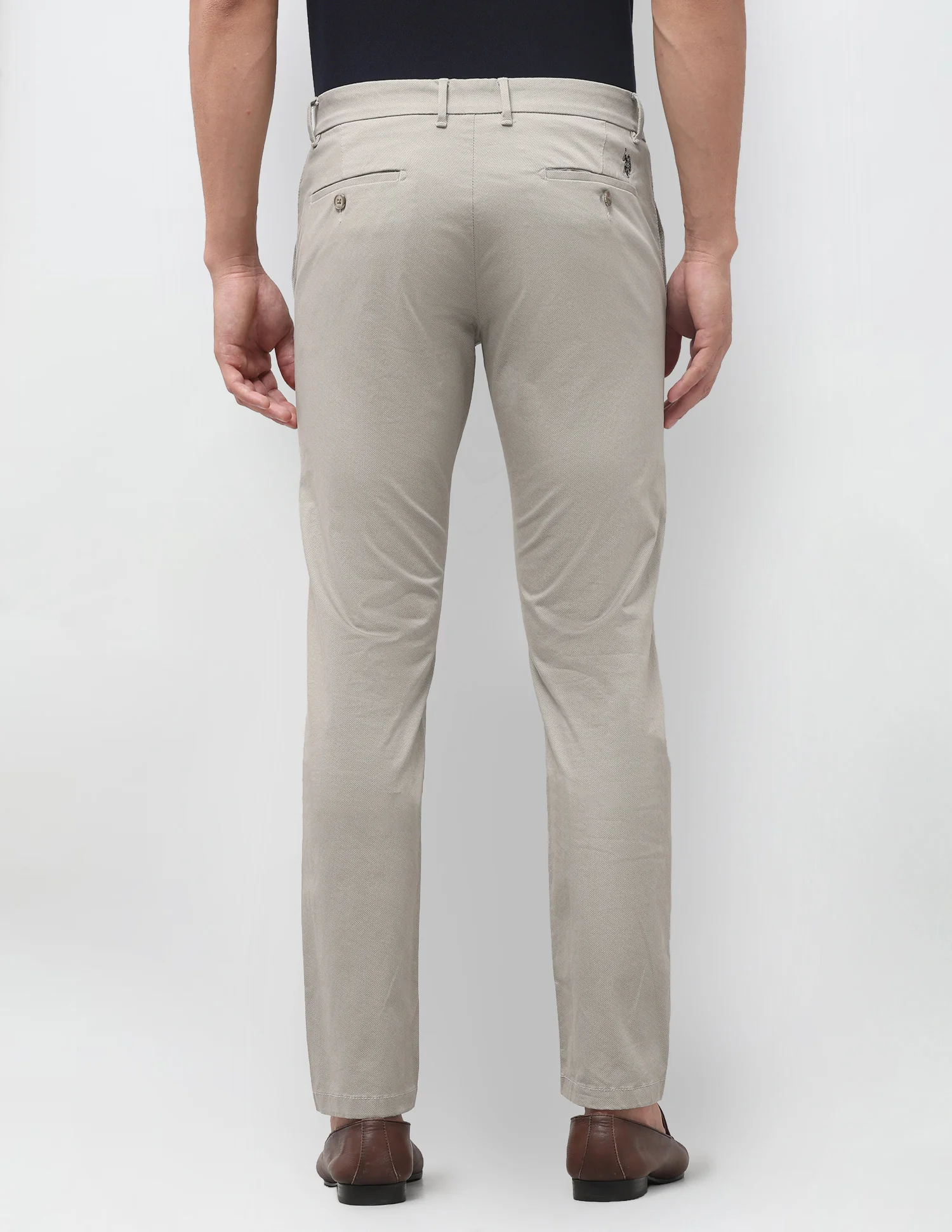 Austin Slim Fit All Over Printed Trousers - Image 5