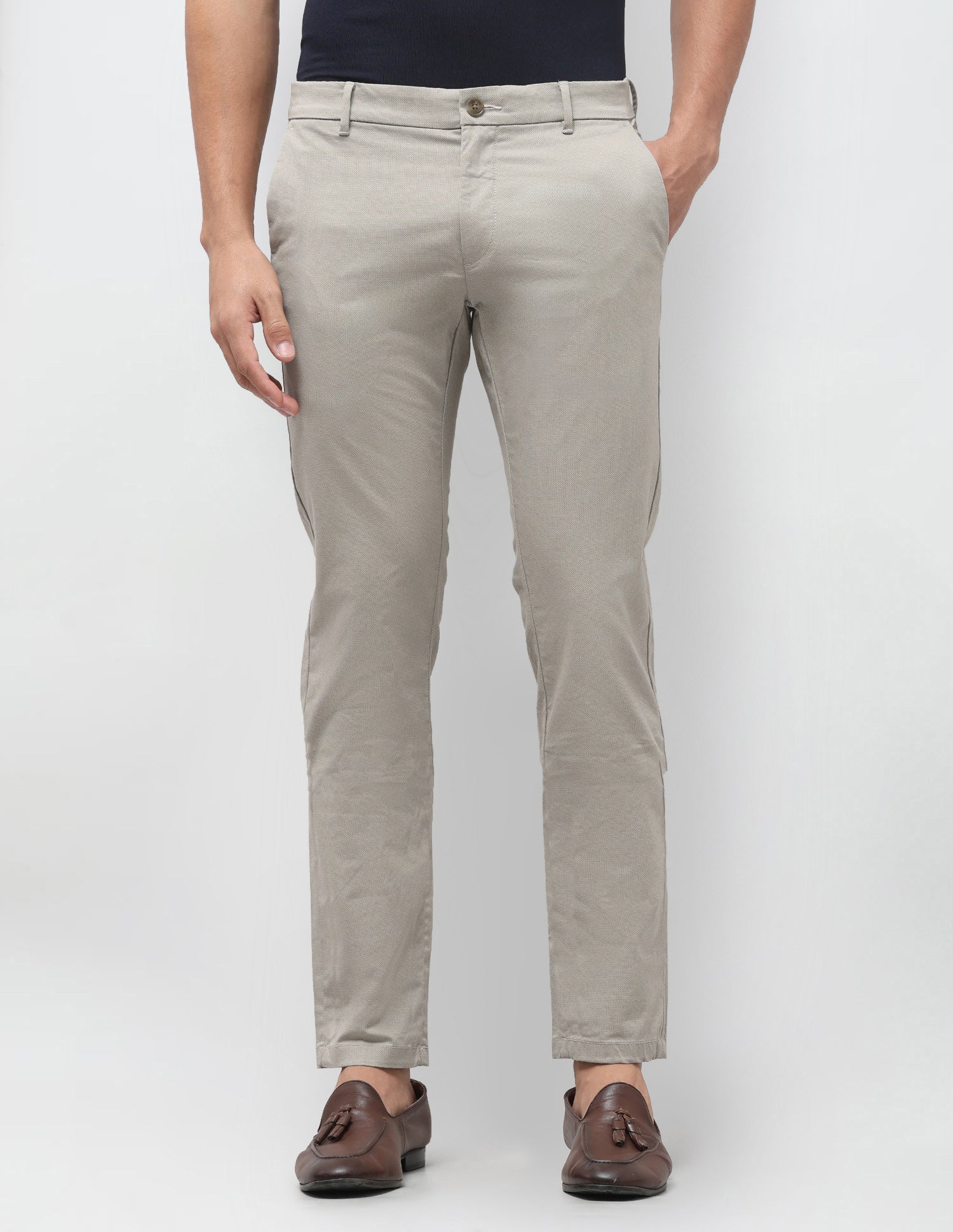 Austin Slim Fit All Over Printed Trousers - Image 6