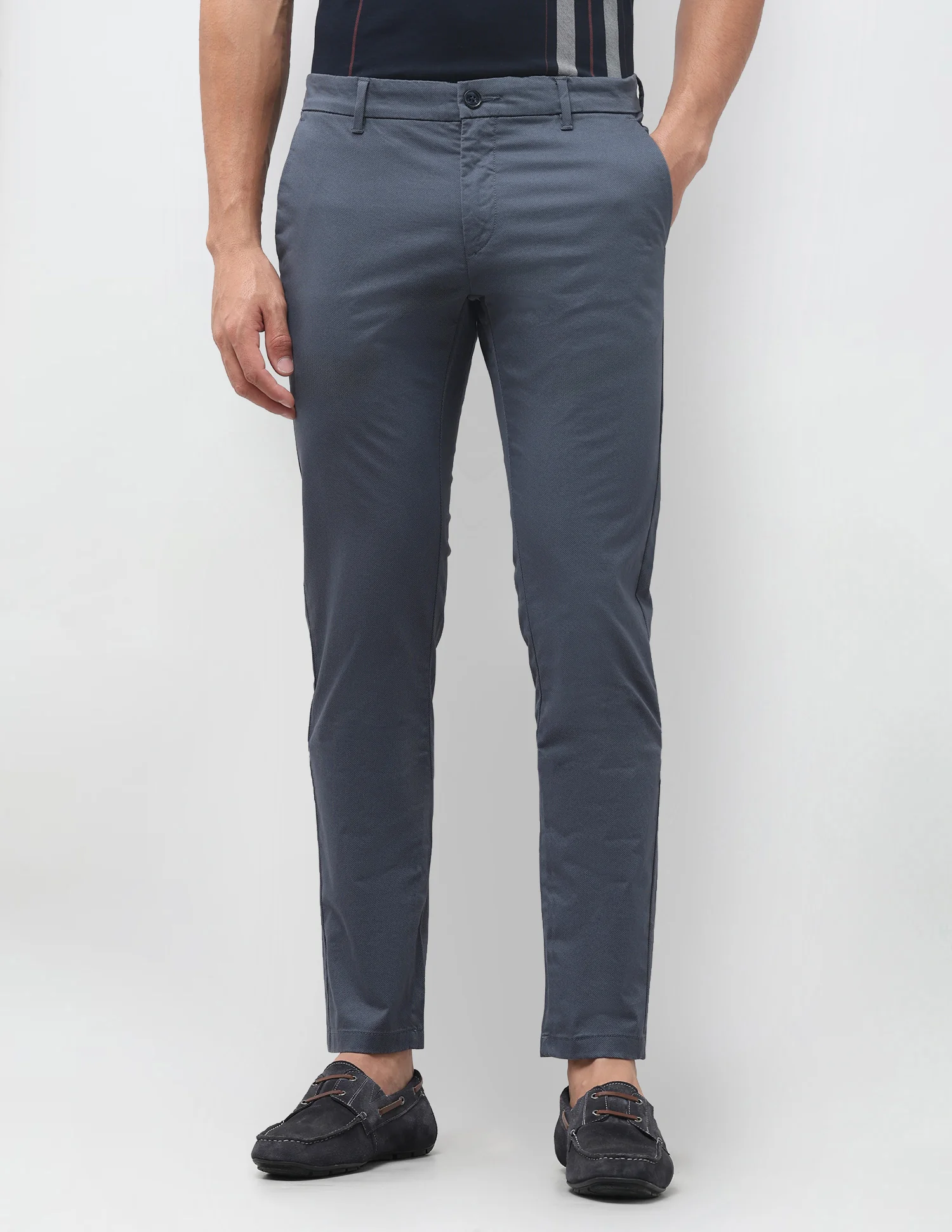 Austin Slim Fit All Over Printed Trousers - Image 6