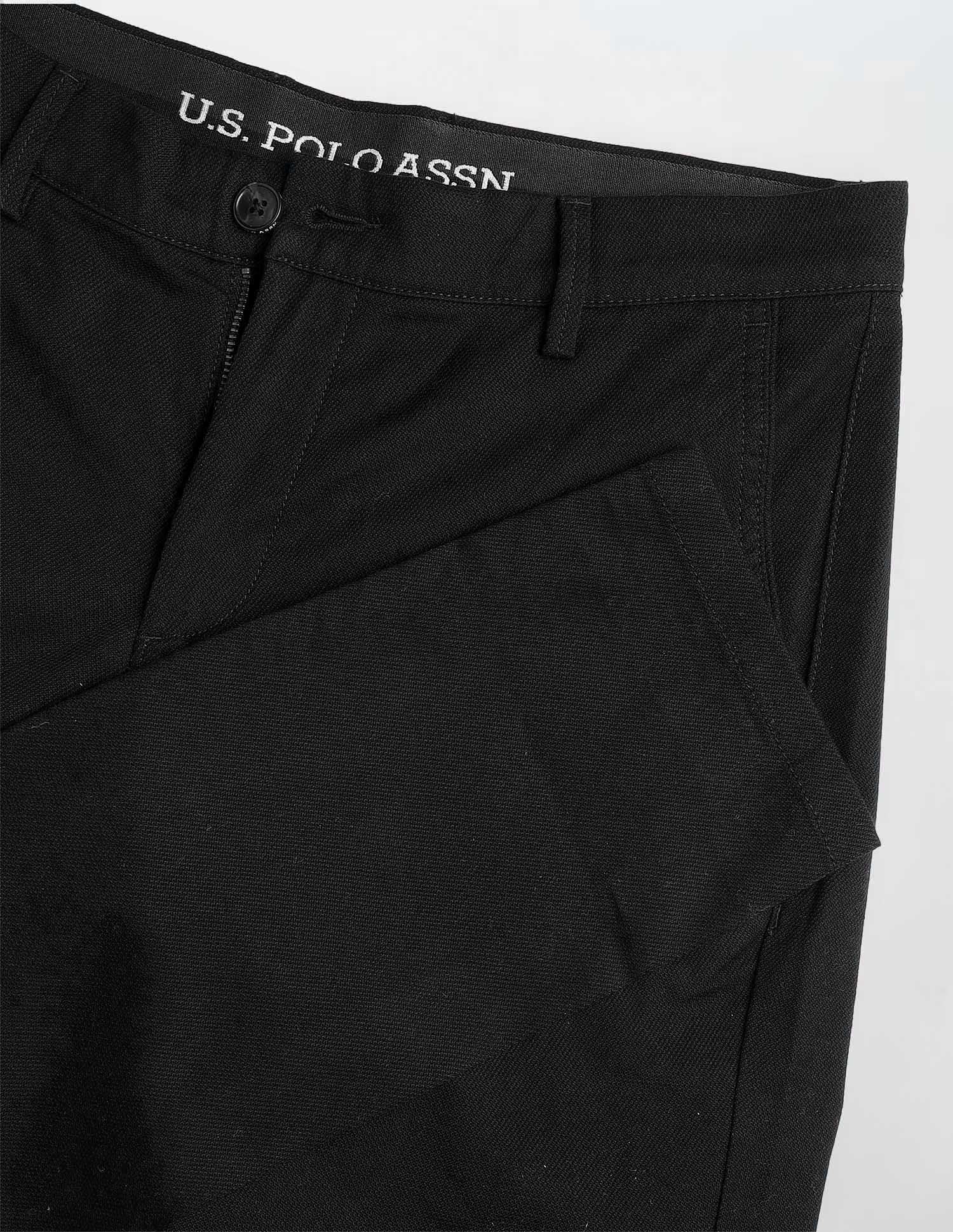 Austin Slim Fit Dobby Trousers - Image 9
