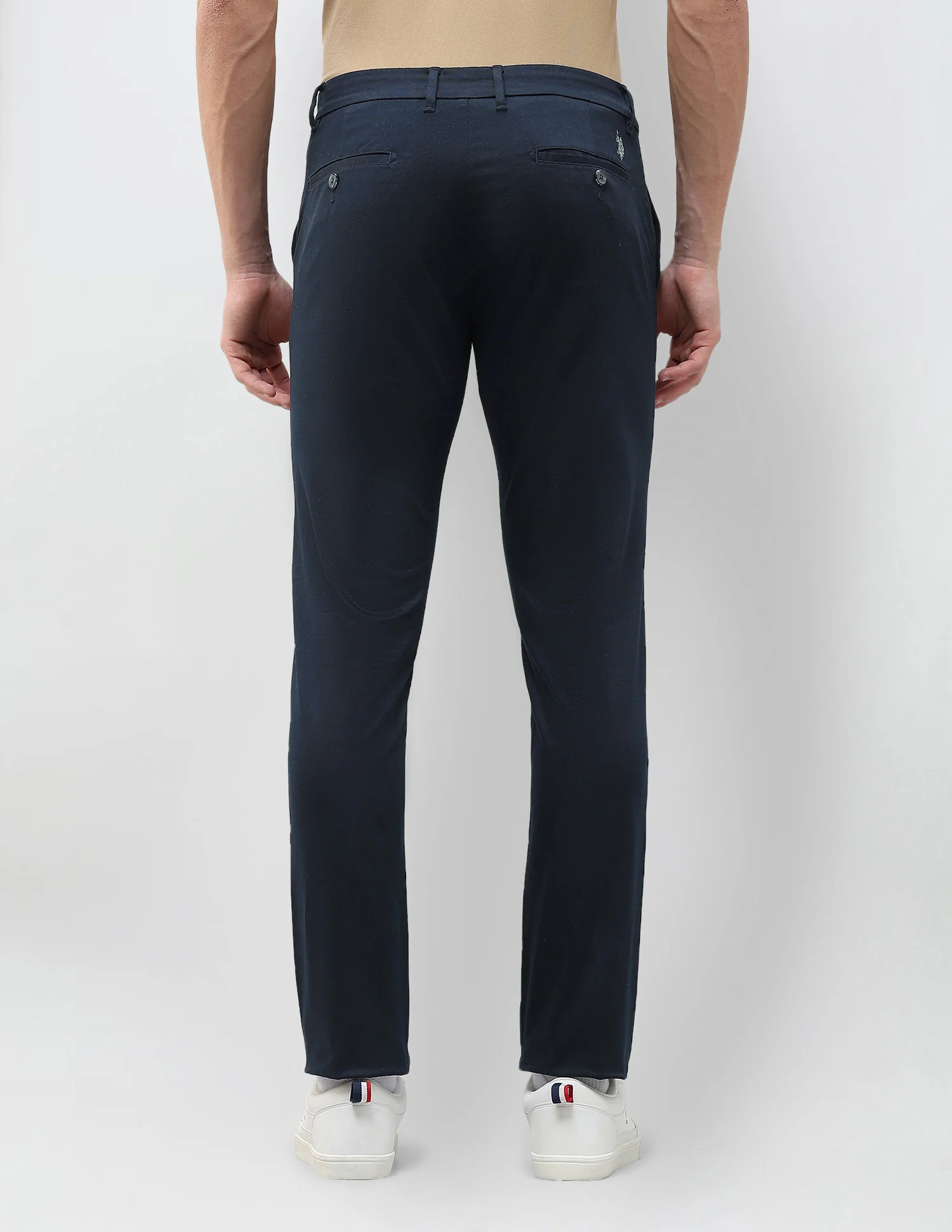 Austin Slim Fit Dobby Trousers - Image 5