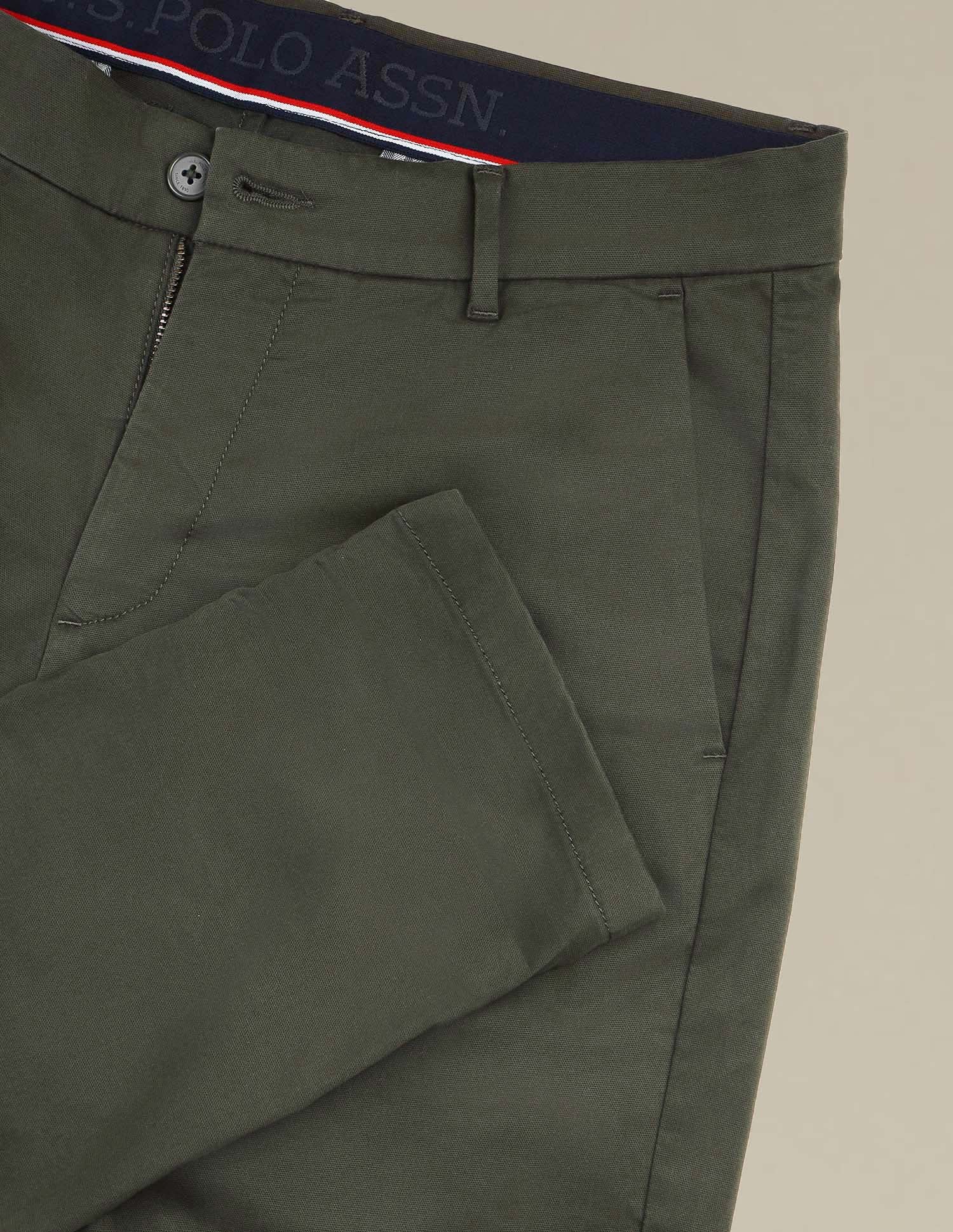 Austin Slim Fit Dobby Trousers - Image 9