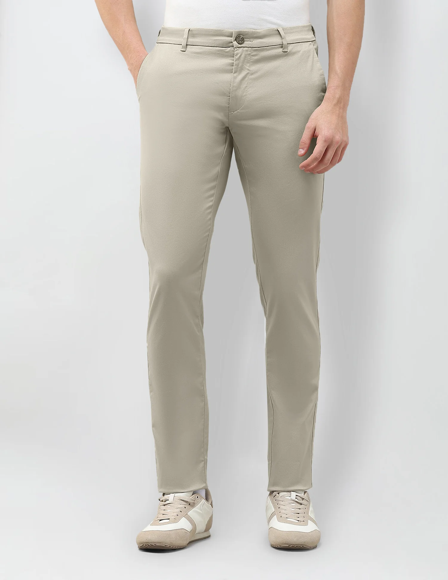 Austin Slim Fit Dobby Trousers - Image 6
