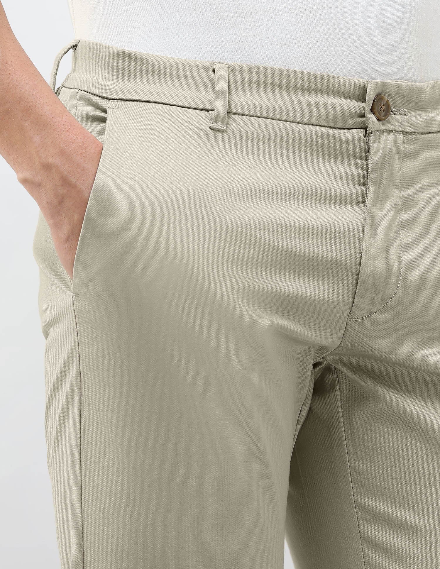Austin Slim Fit Dobby Trousers - Image 7