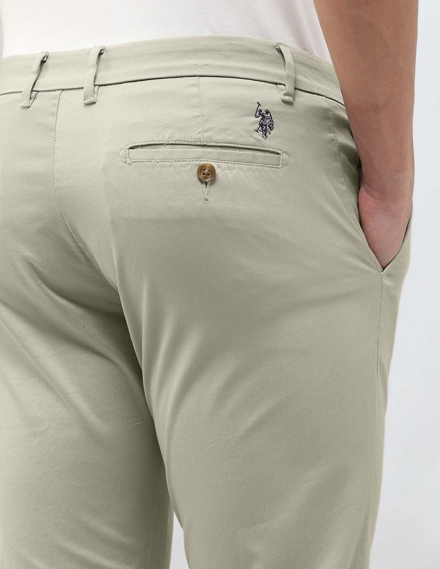 Austin Slim Fit Dobby Trousers - Image 8