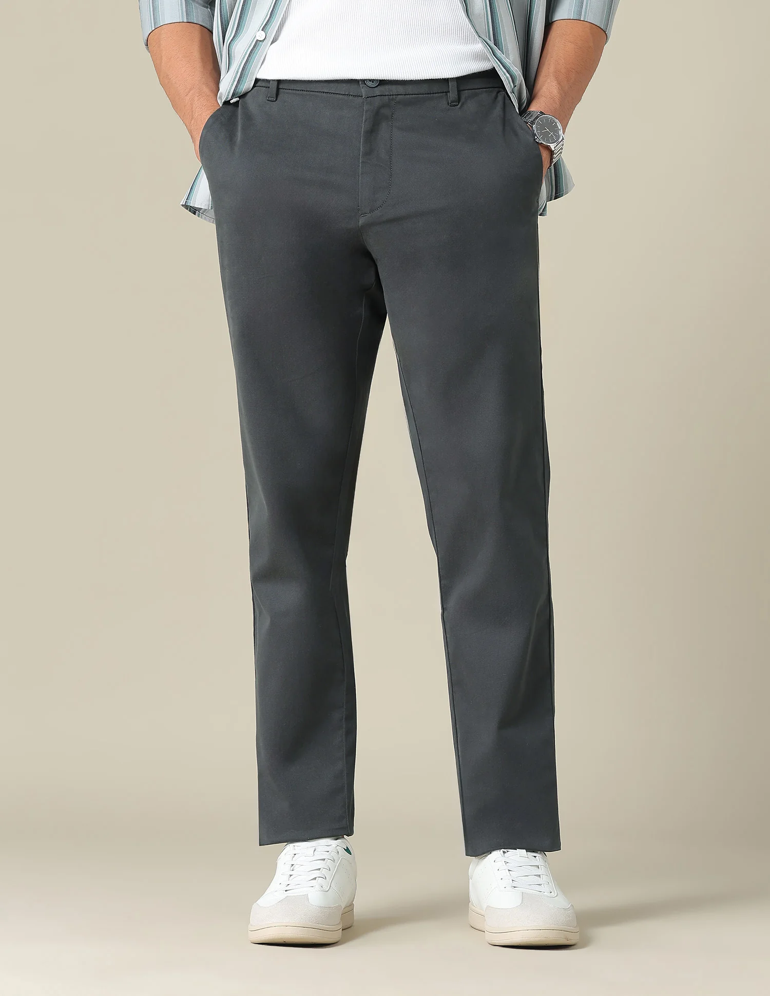 Austin Slim Fit Dobby Trousers