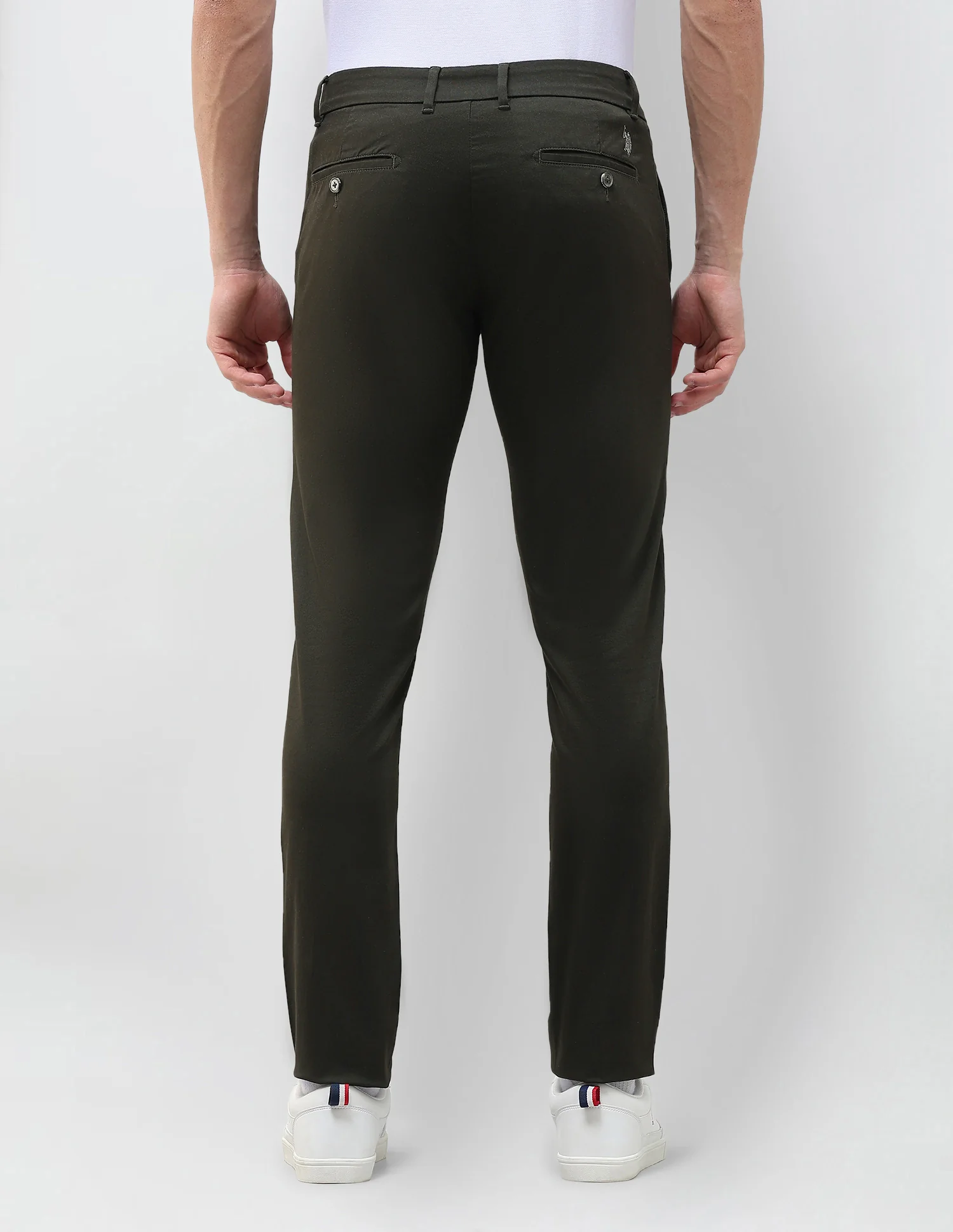 Austin Slim Fit Dobby Trousers - Image 5