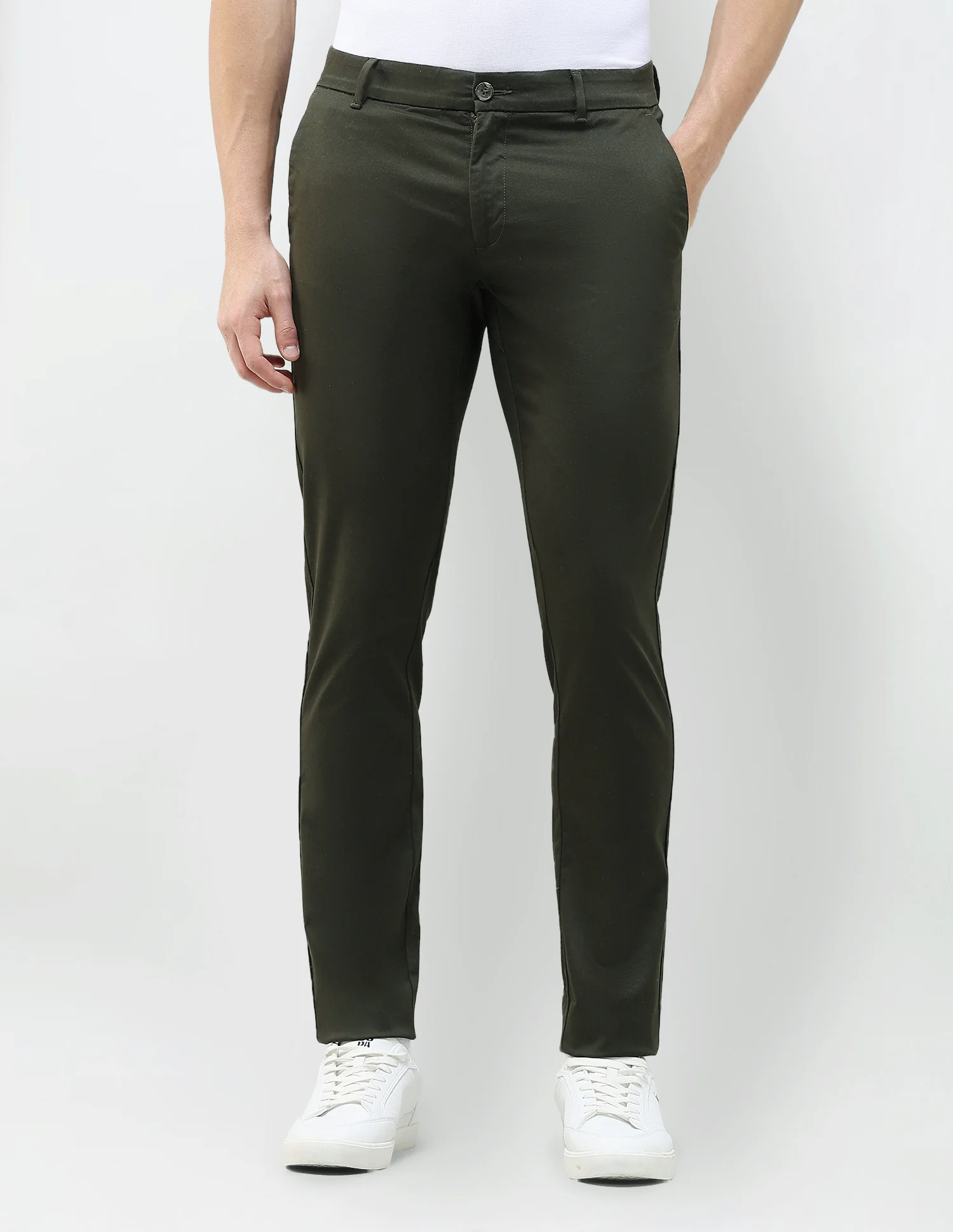 Austin Slim Fit Dobby Trousers - Image 6