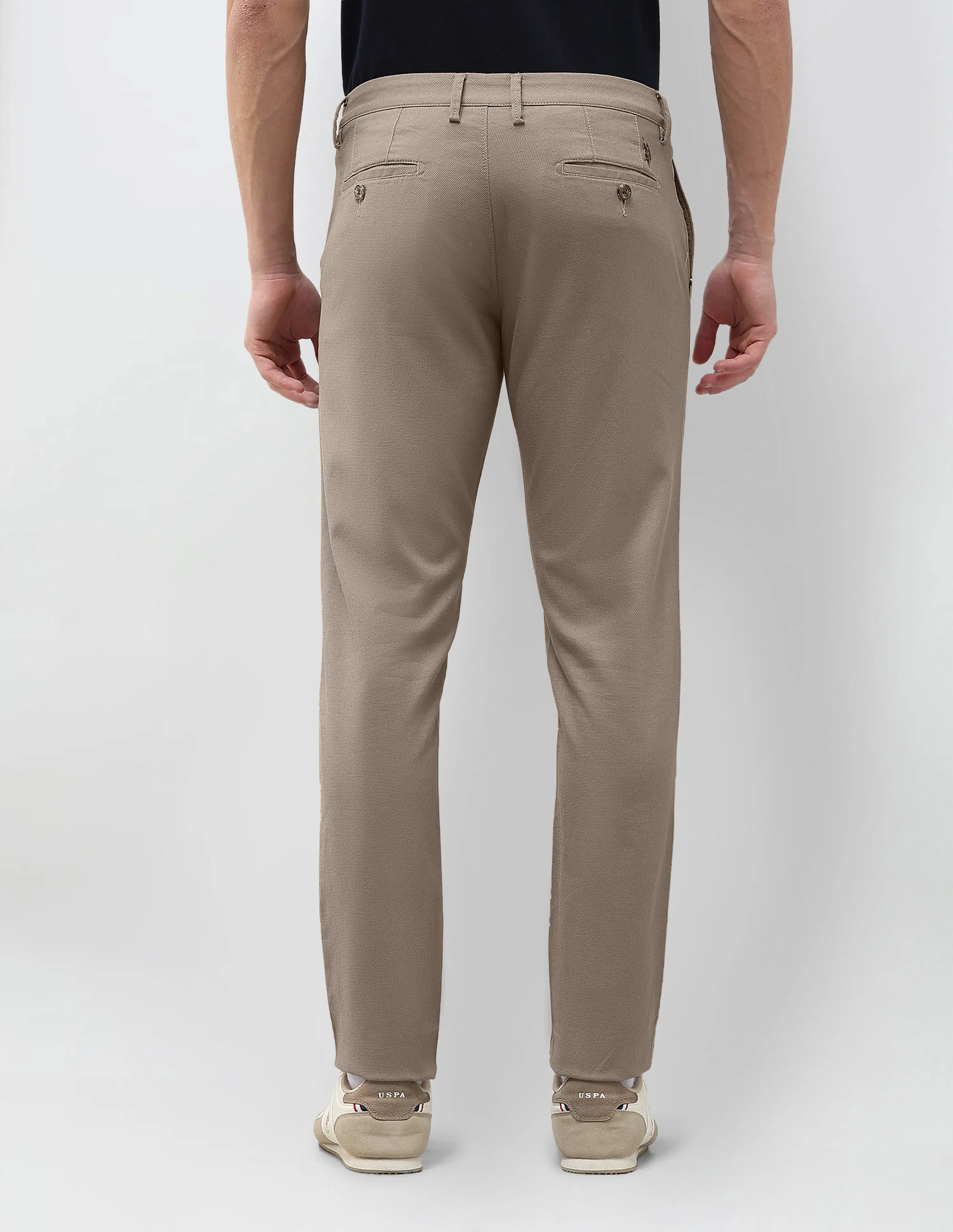 Austin Slim Fit Dobby Trousers - Image 5