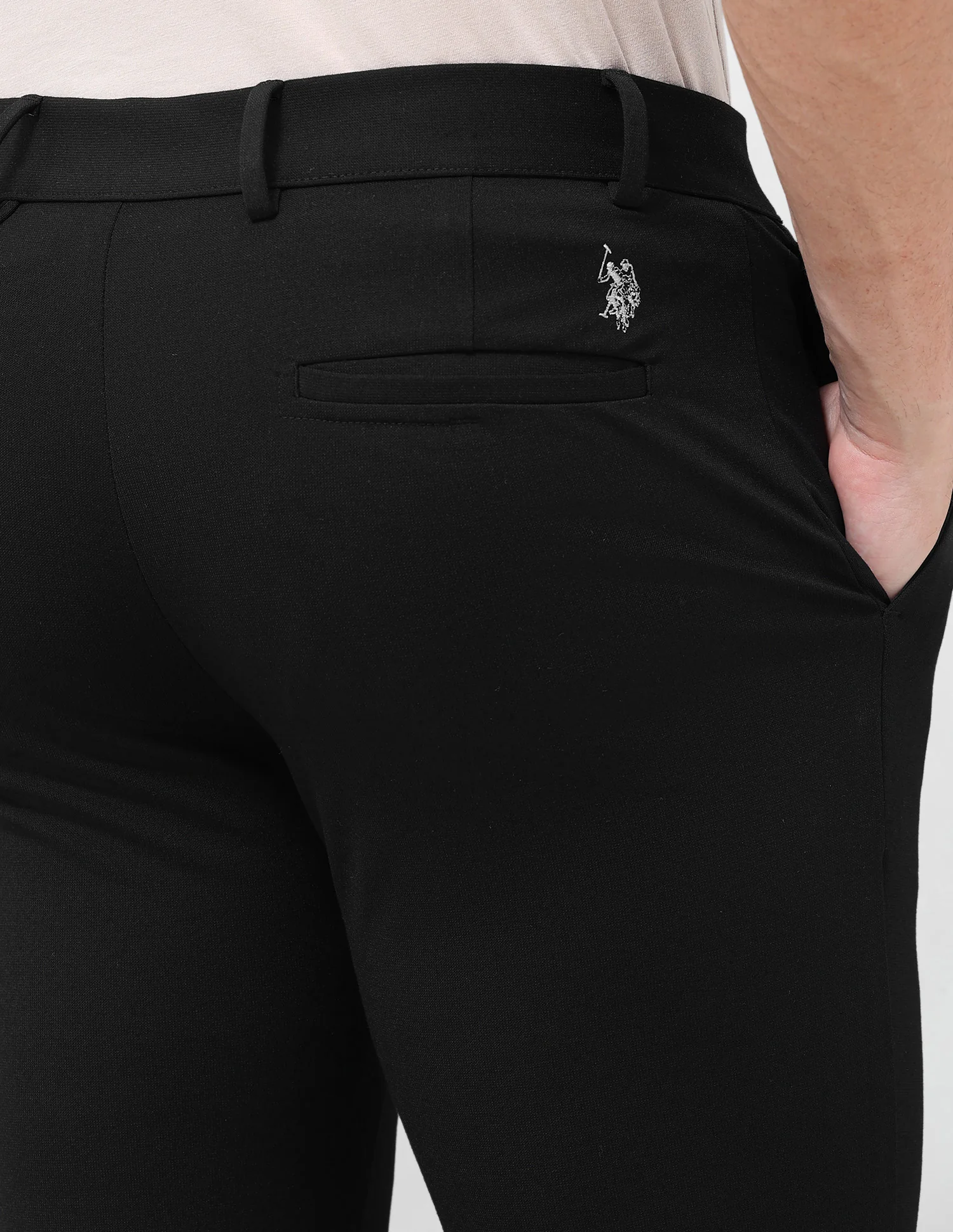 Austin Slim Fit Mid Rise Trousers - Image 8
