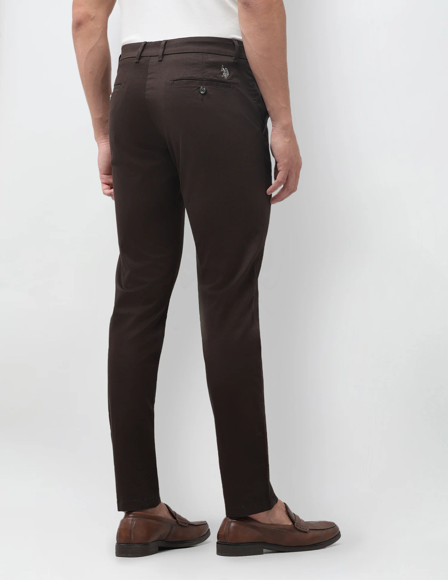 Austin Slim Fit Mid Rise Trousers - Image 5