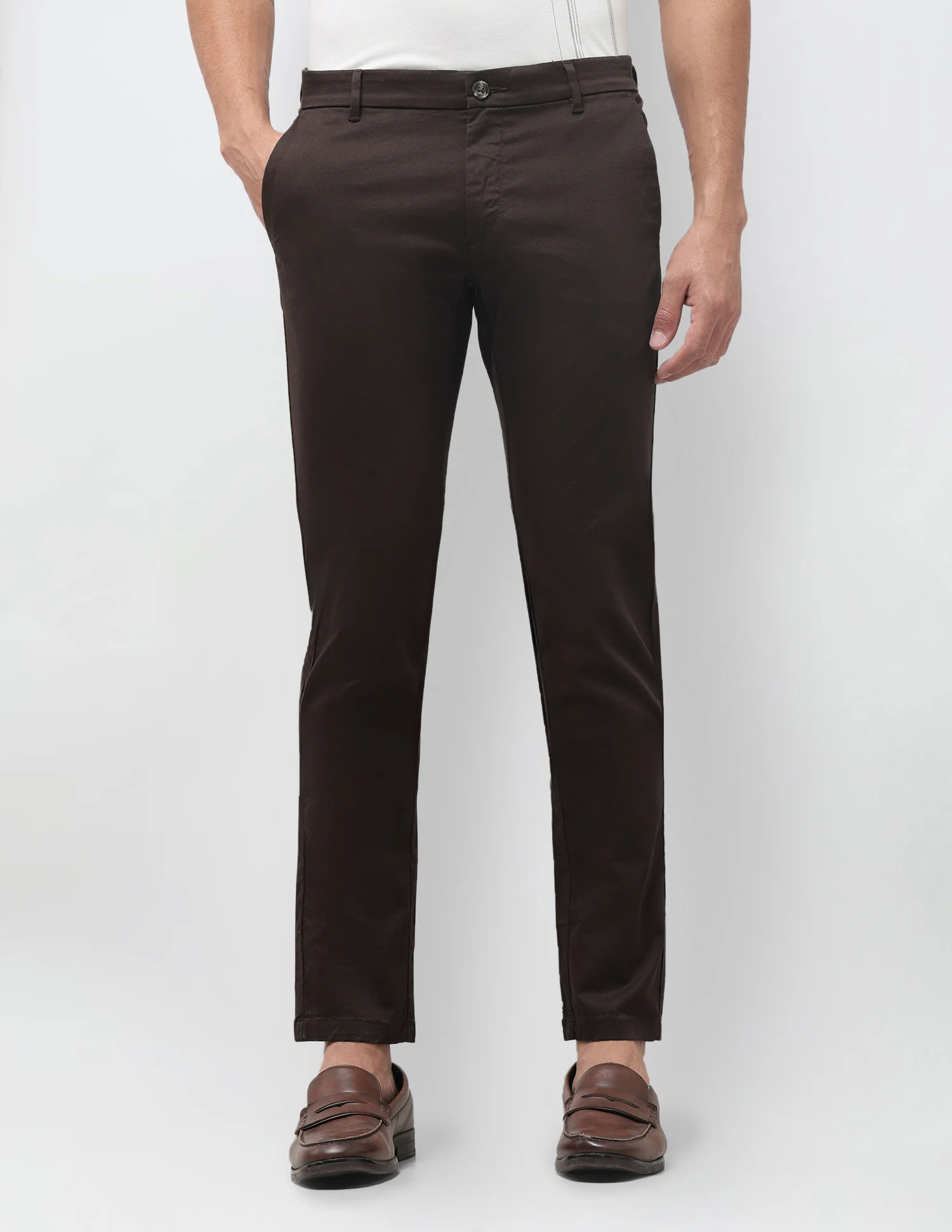 Austin Slim Fit Mid Rise Trousers - Image 6