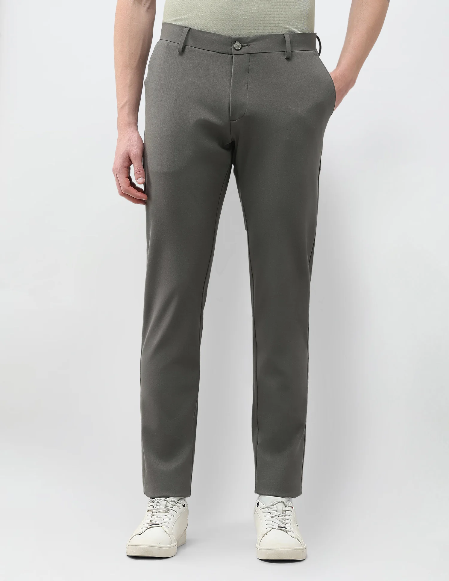 Austin Slim Fit Mid Rise Trousers - Image 6