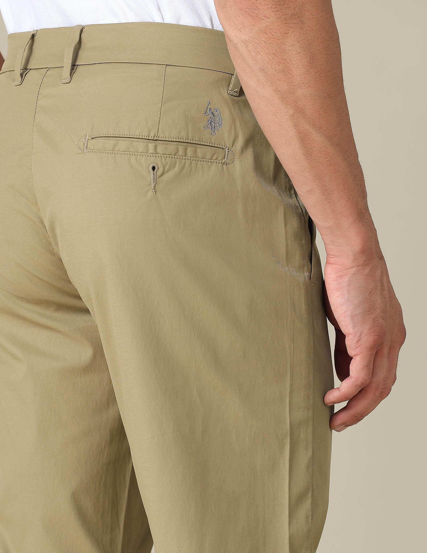 Austin Slim Fit Mid Rise Trousers - Image 8