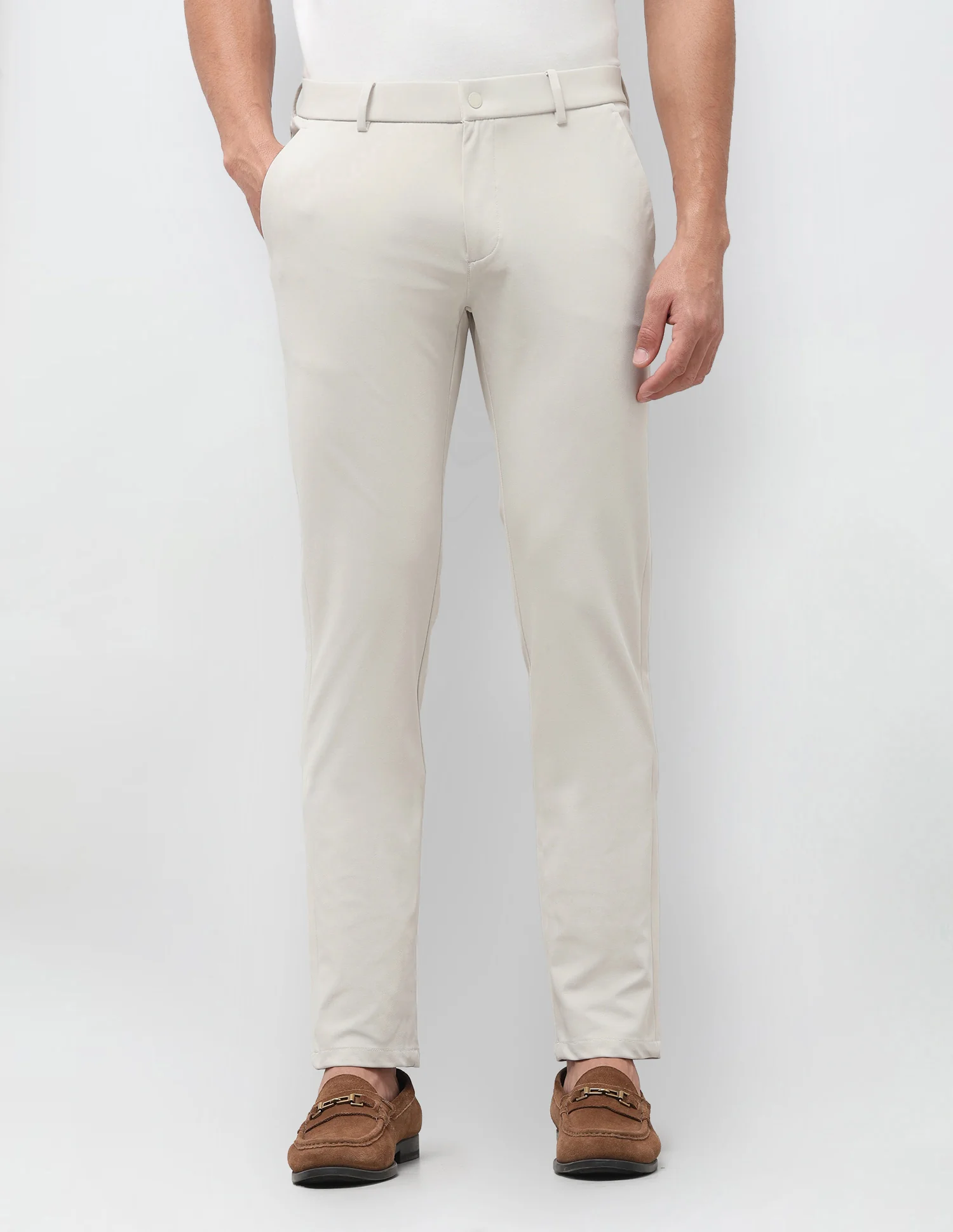 Austin Slim Fit Mid Rise Trousers - Image 6