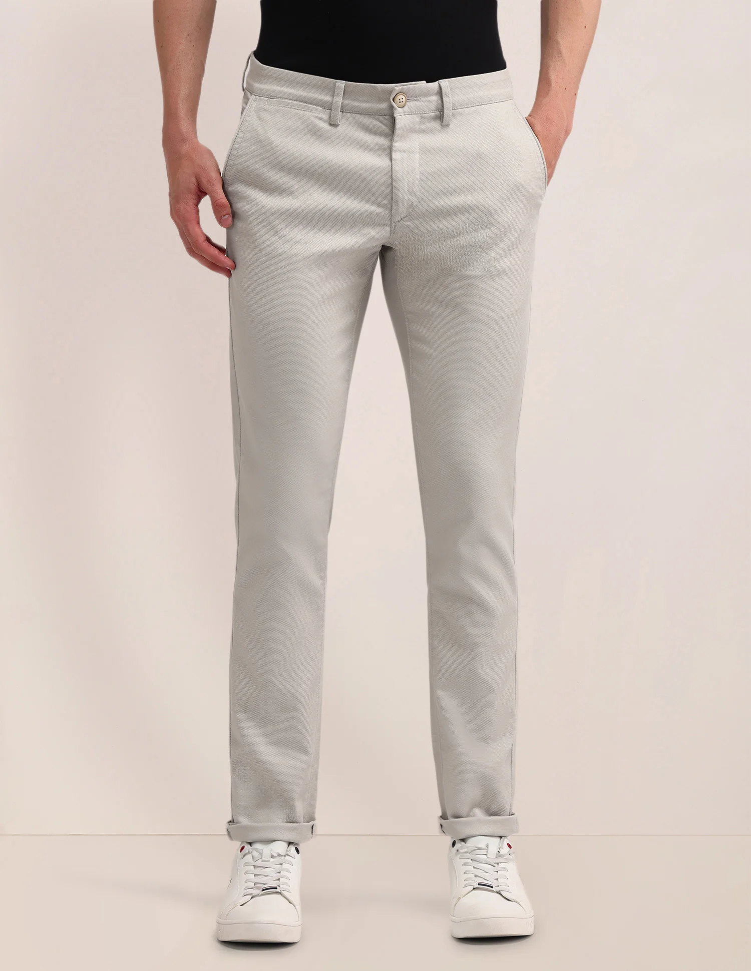 Austin Slim Fit Pleated Front Trousers - Image 6
