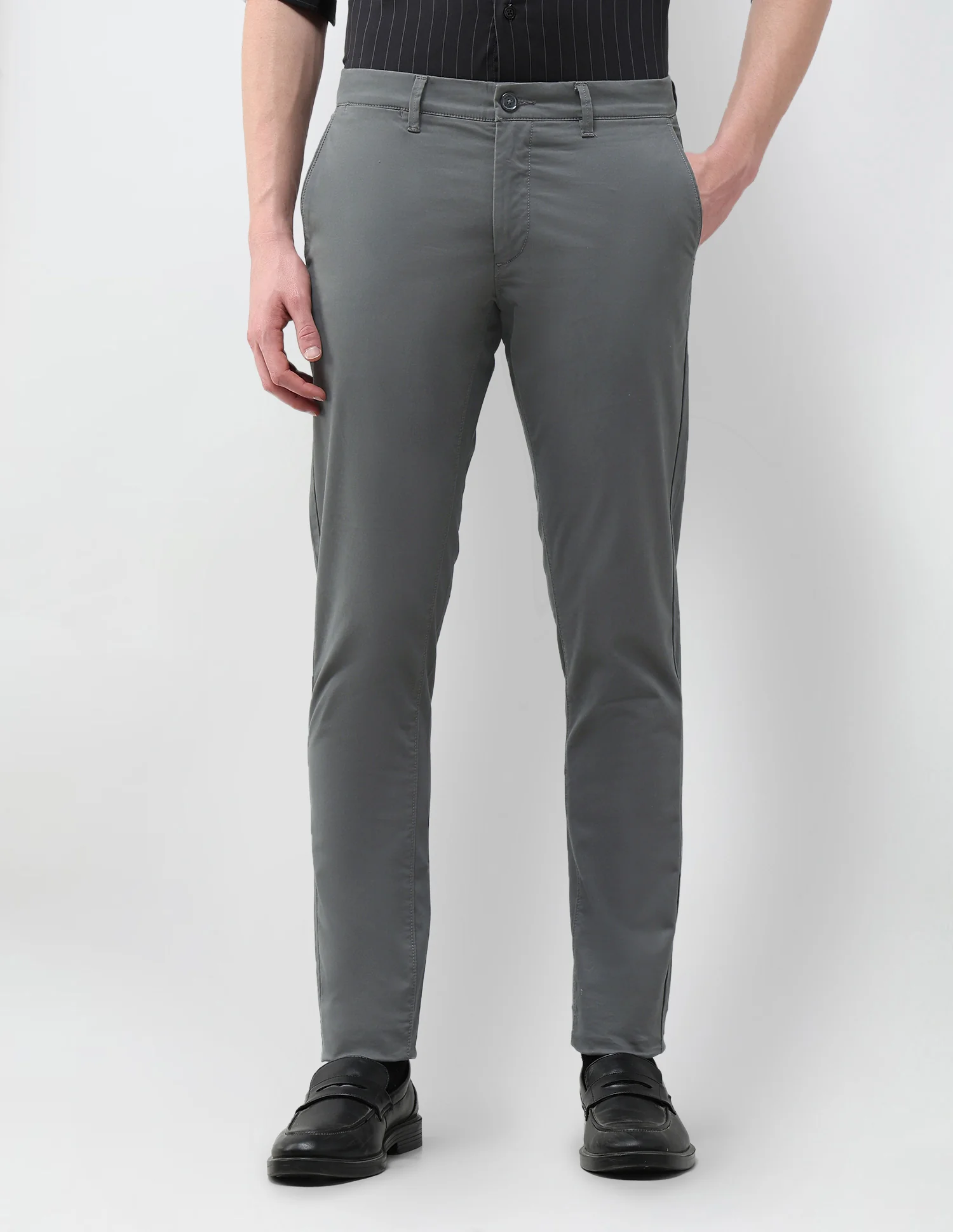 Austin Slim Fit Satin Trousers - Image 6