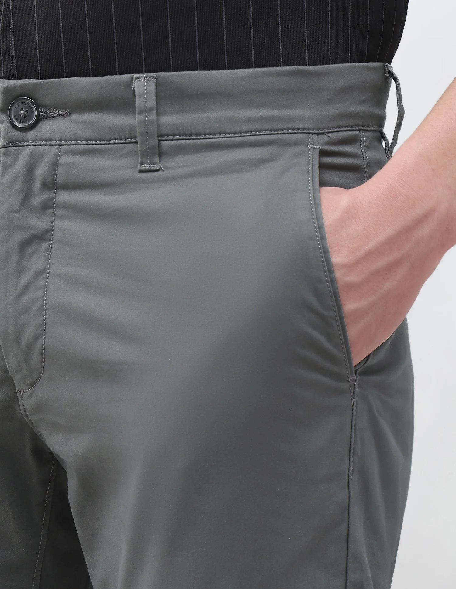 Austin Slim Fit Satin Trousers - Image 7