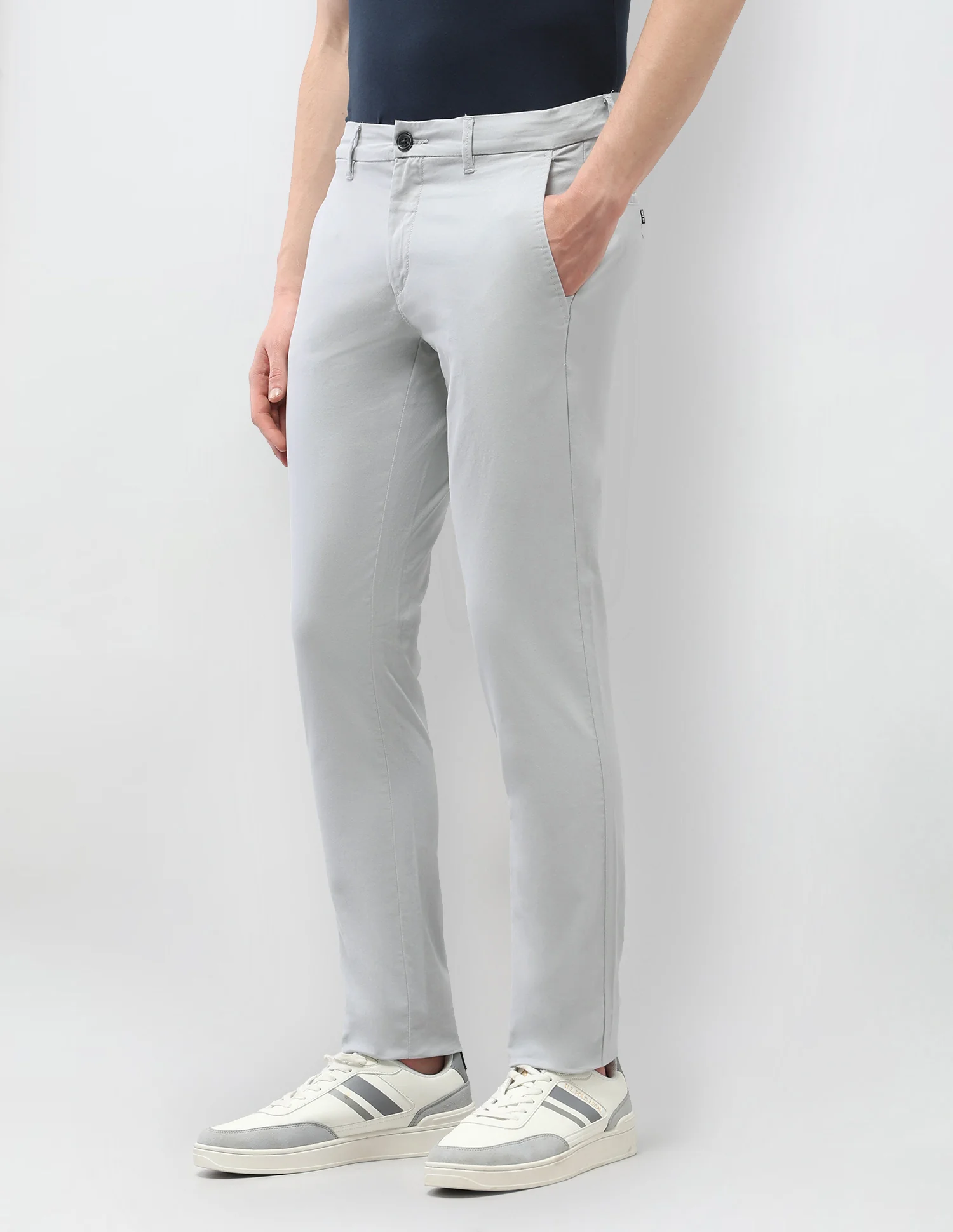 Austin Slim Fit Satin Trousers - Image 4