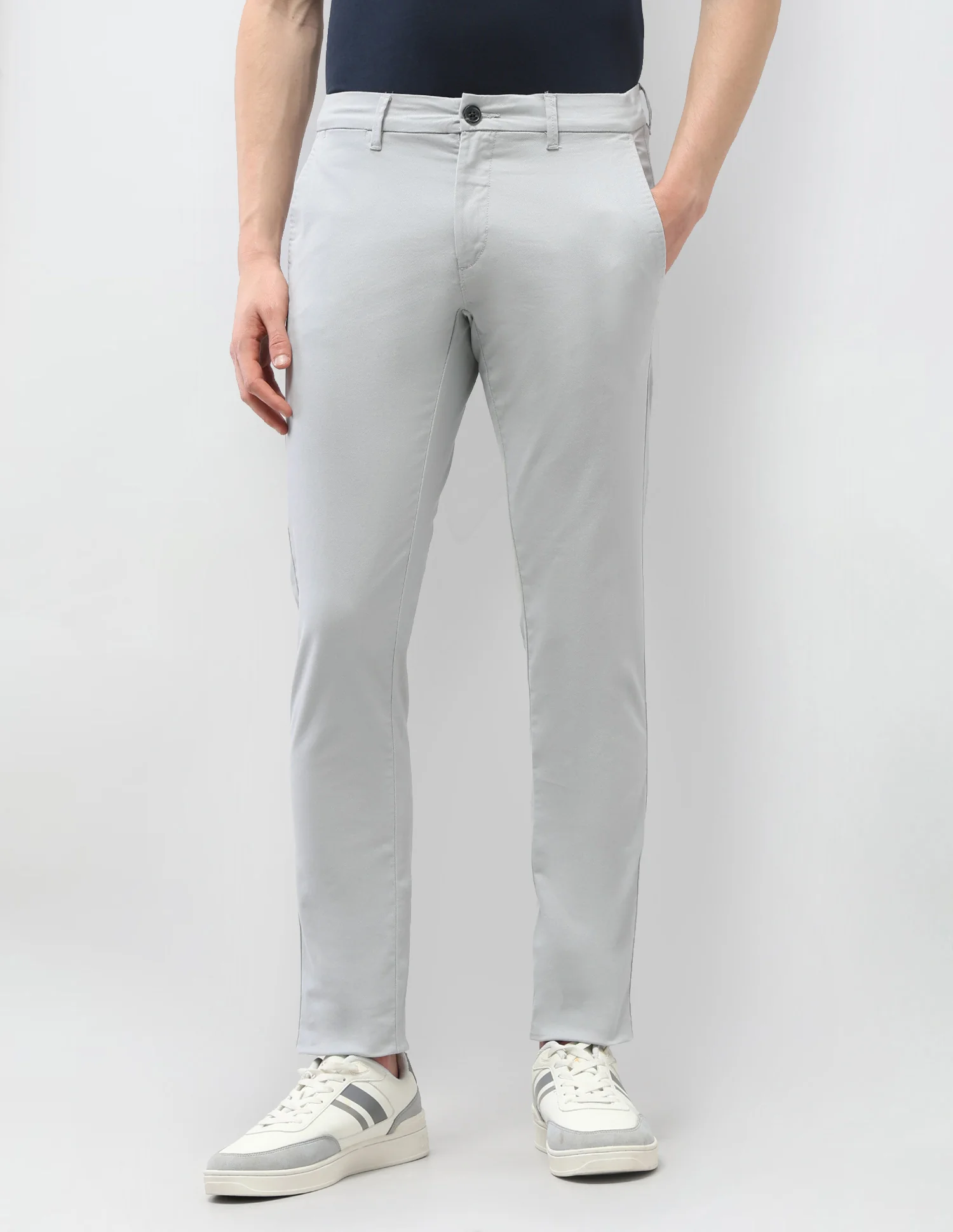 Austin Slim Fit Satin Trousers - Image 6