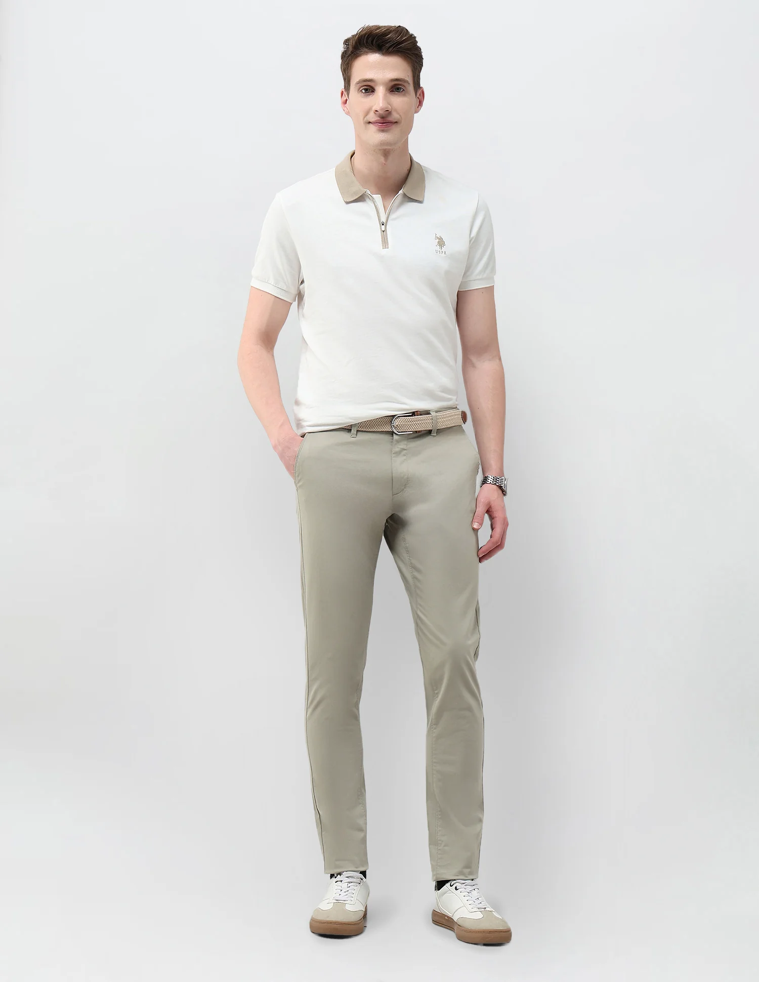 Austin Slim Fit Satin Trousers - Image 3