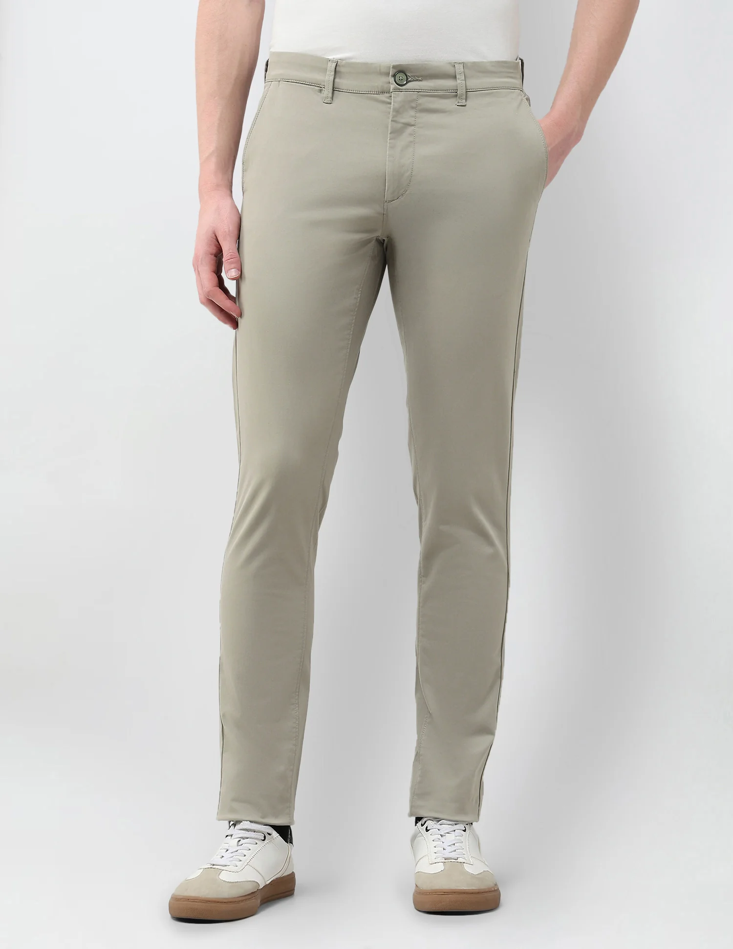 Austin Slim Fit Satin Trousers - Image 6