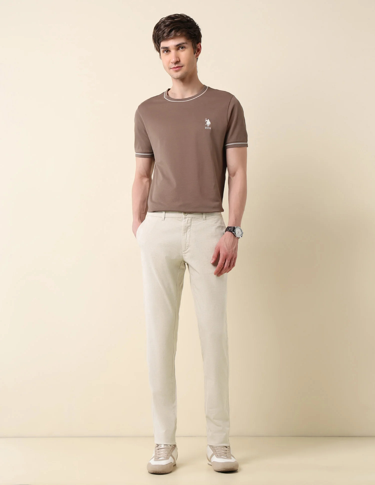 Austin Slim Fit Satin Trousers - Image 3
