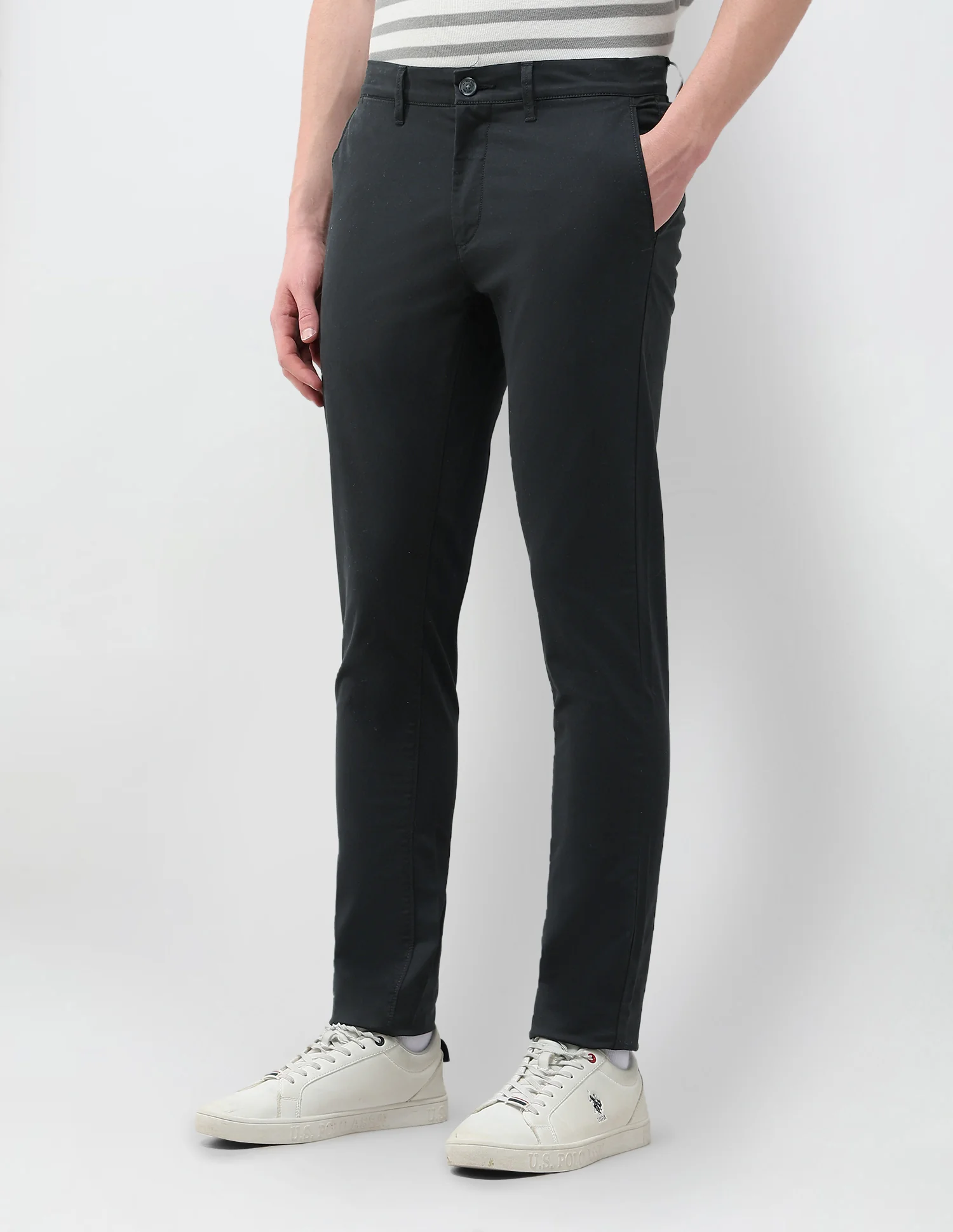 Austin Slim Fit Satin Trousers - Image 4