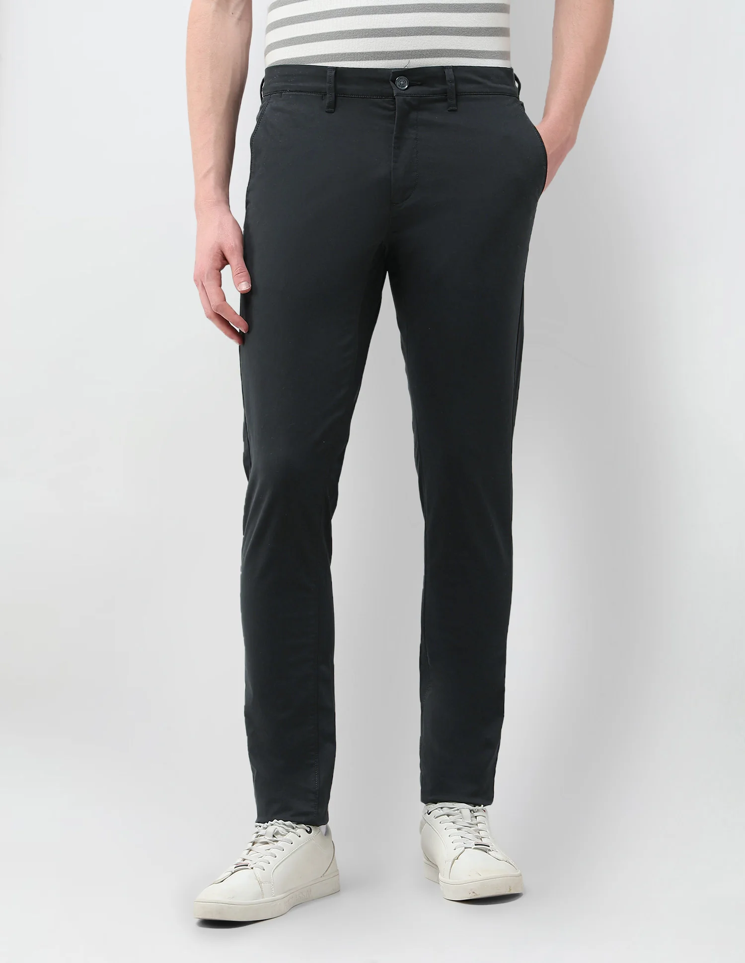 Austin Slim Fit Satin Trousers - Image 6