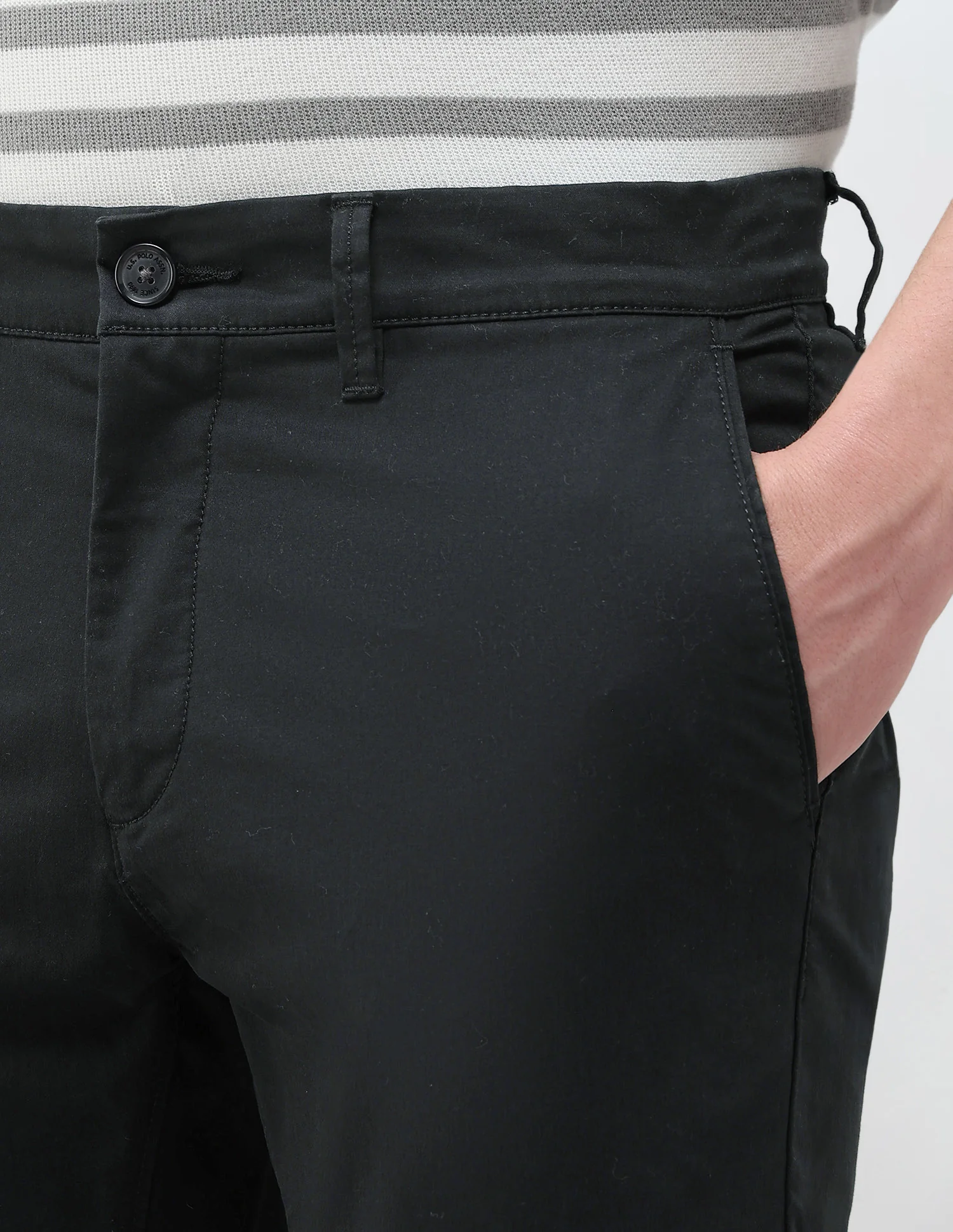 Austin Slim Fit Satin Trousers - Image 7