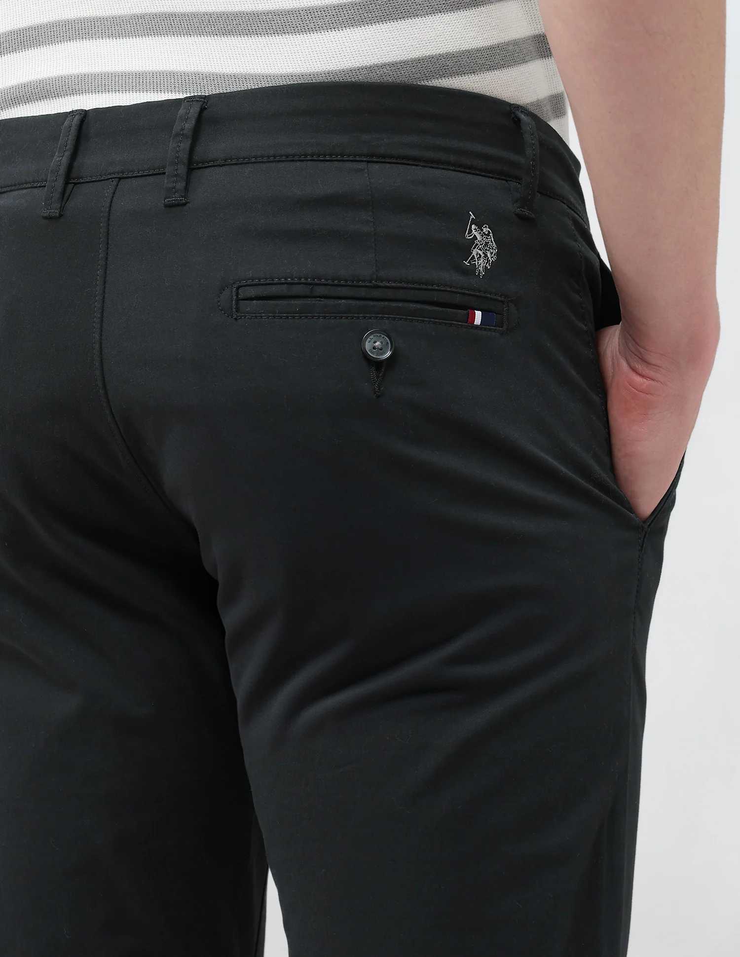 Austin Slim Fit Satin Trousers - Image 8