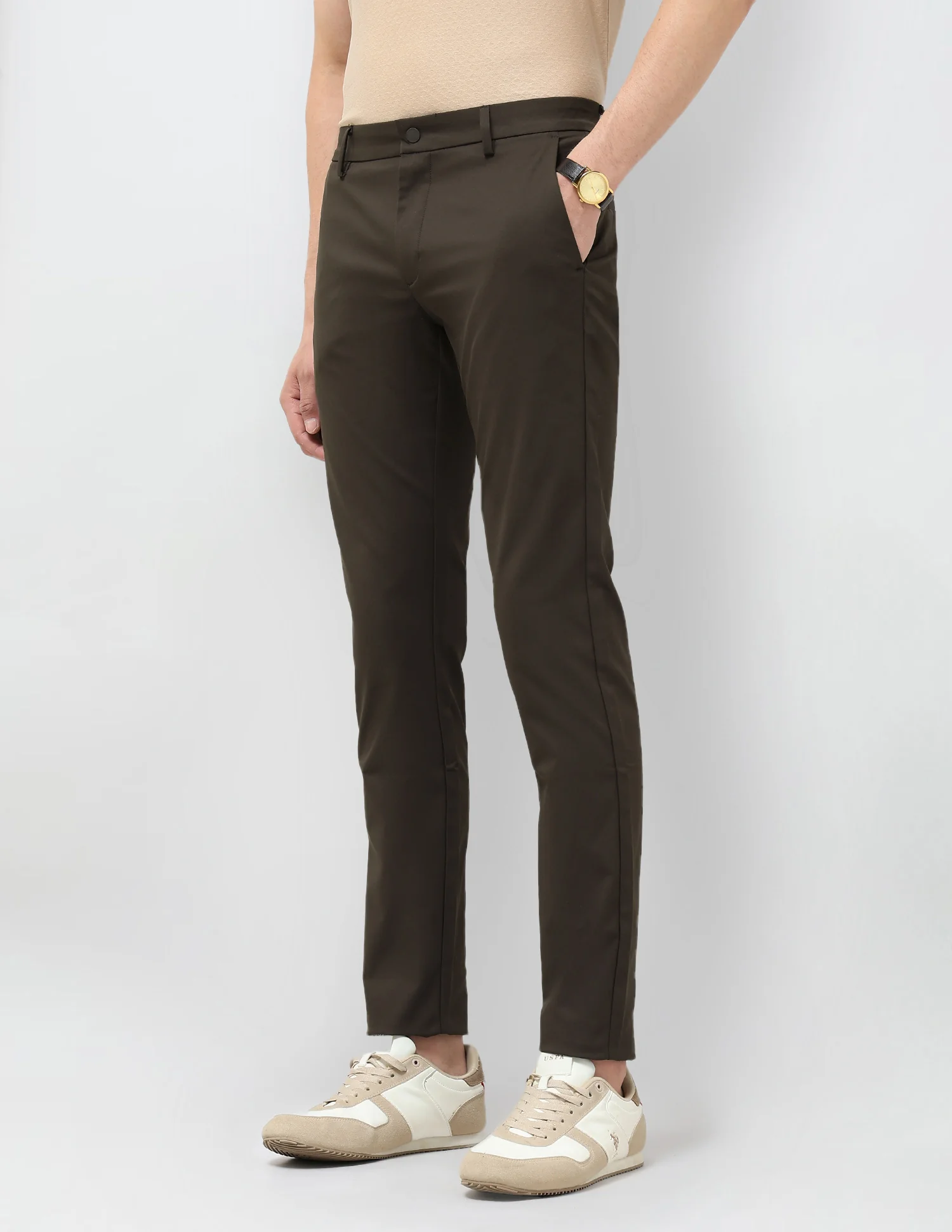 Austin Slim Fit Satin Trousers - Image 4