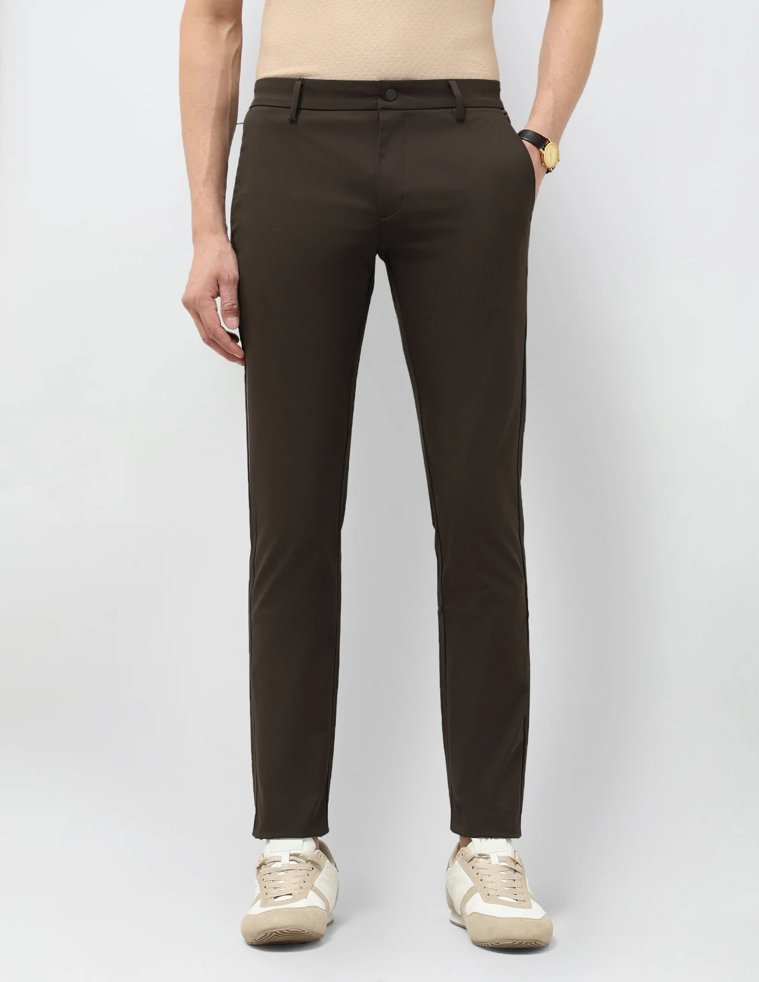 Austin Slim Fit Satin Trousers - Image 6