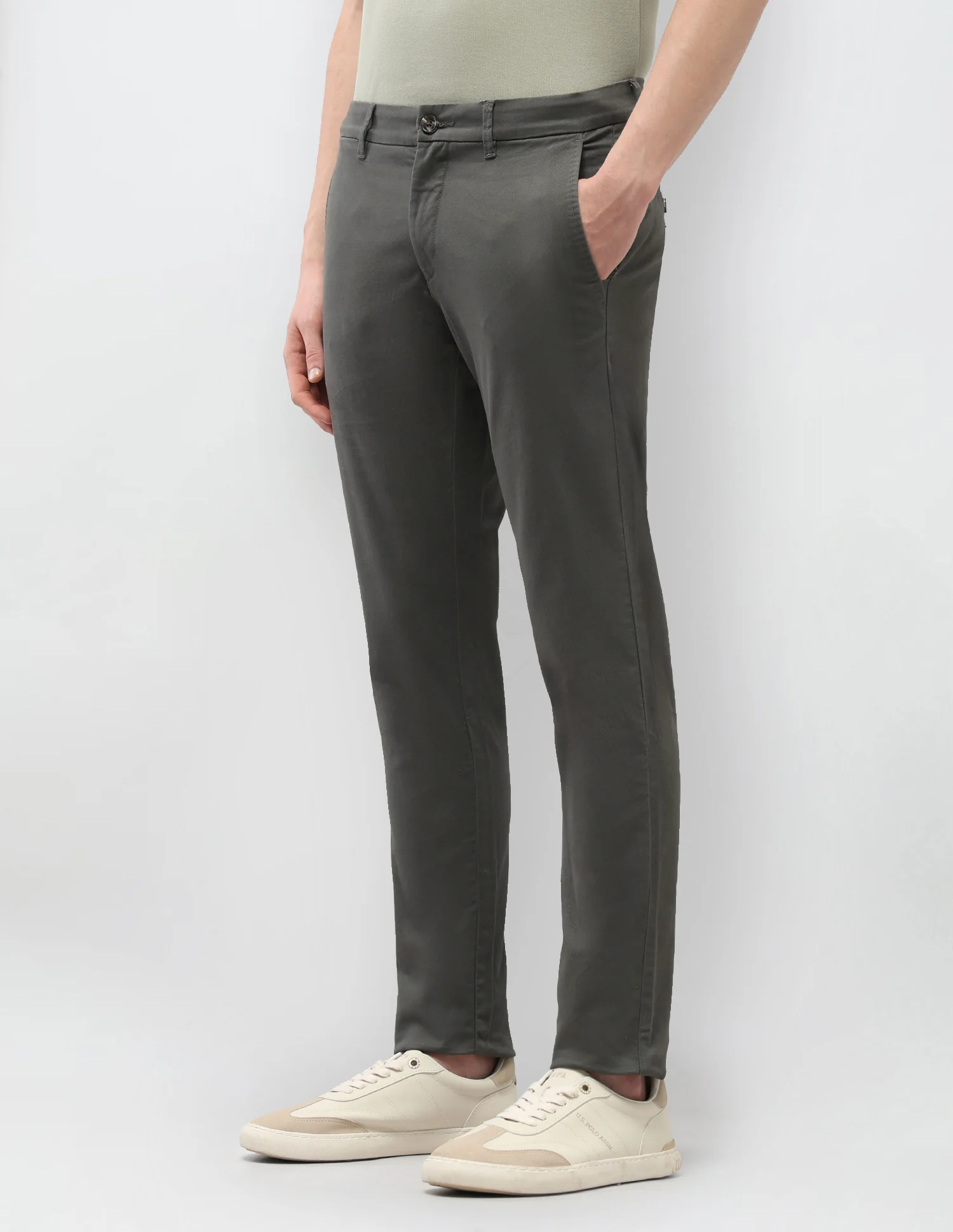 Austin Slim Fit Satin Trousers - Image 4
