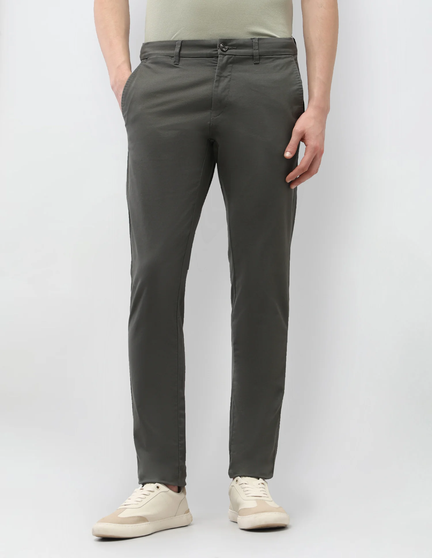 Austin Slim Fit Satin Trousers - Image 6