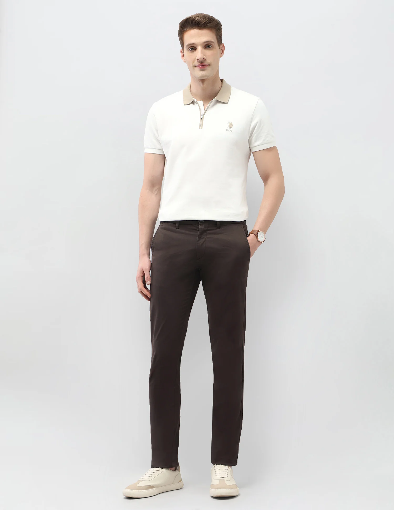 Austin Slim Fit Satin Trousers - Image 3