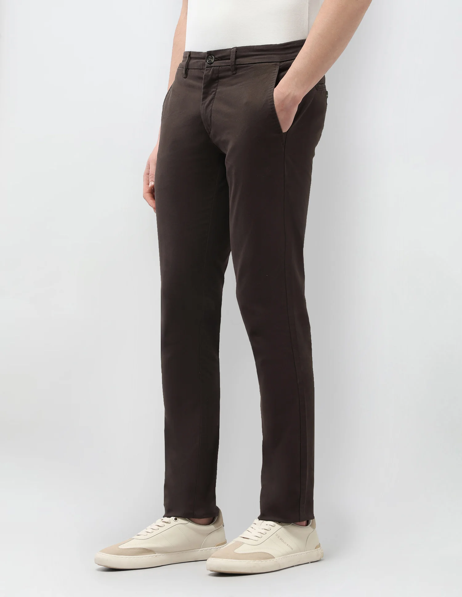 Austin Slim Fit Satin Trousers - Image 4