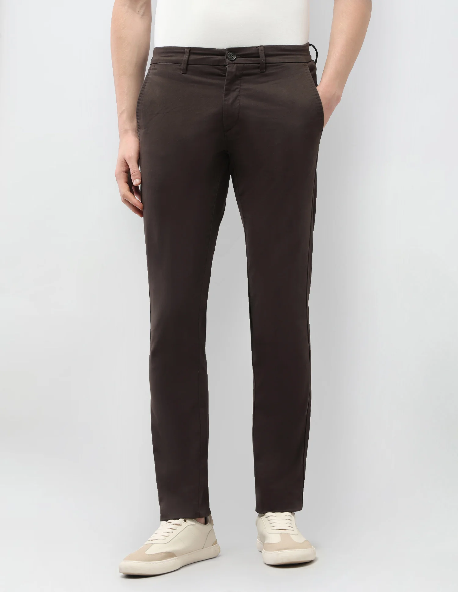 Austin Slim Fit Satin Trousers - Image 6