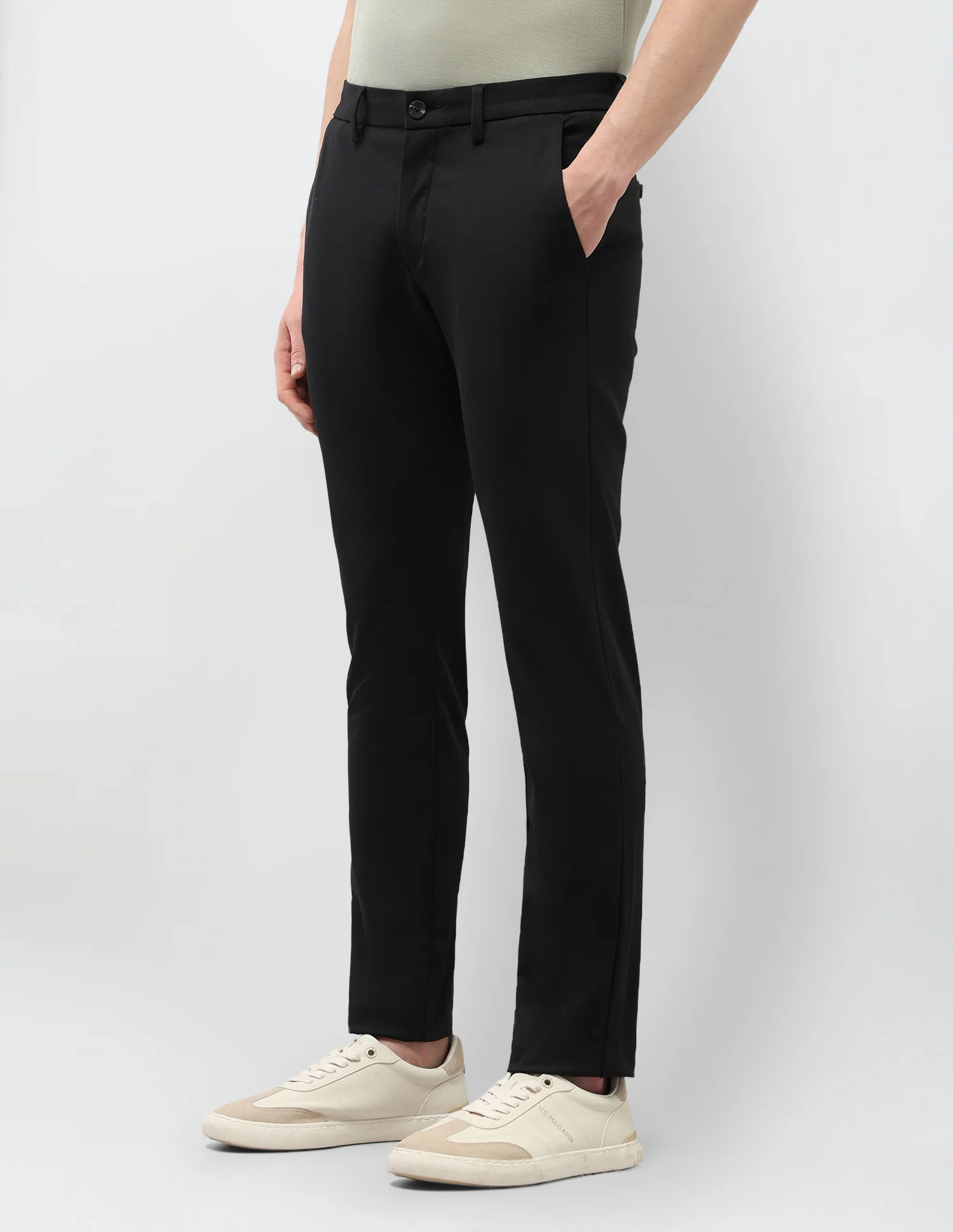 Austin Slim Fit Satin Trousers - Image 4