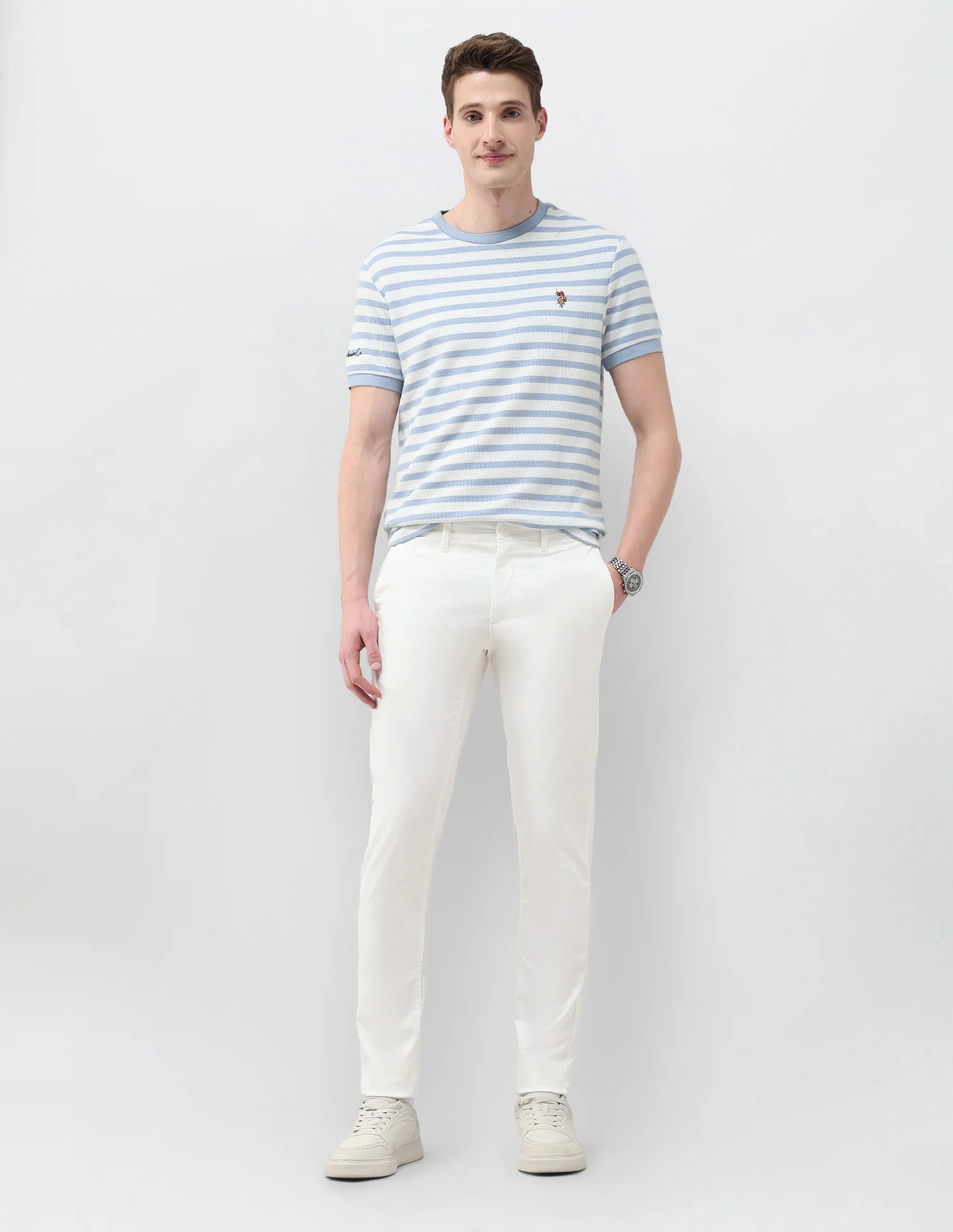 Austin Slim Fit Satin Trousers - Image 3