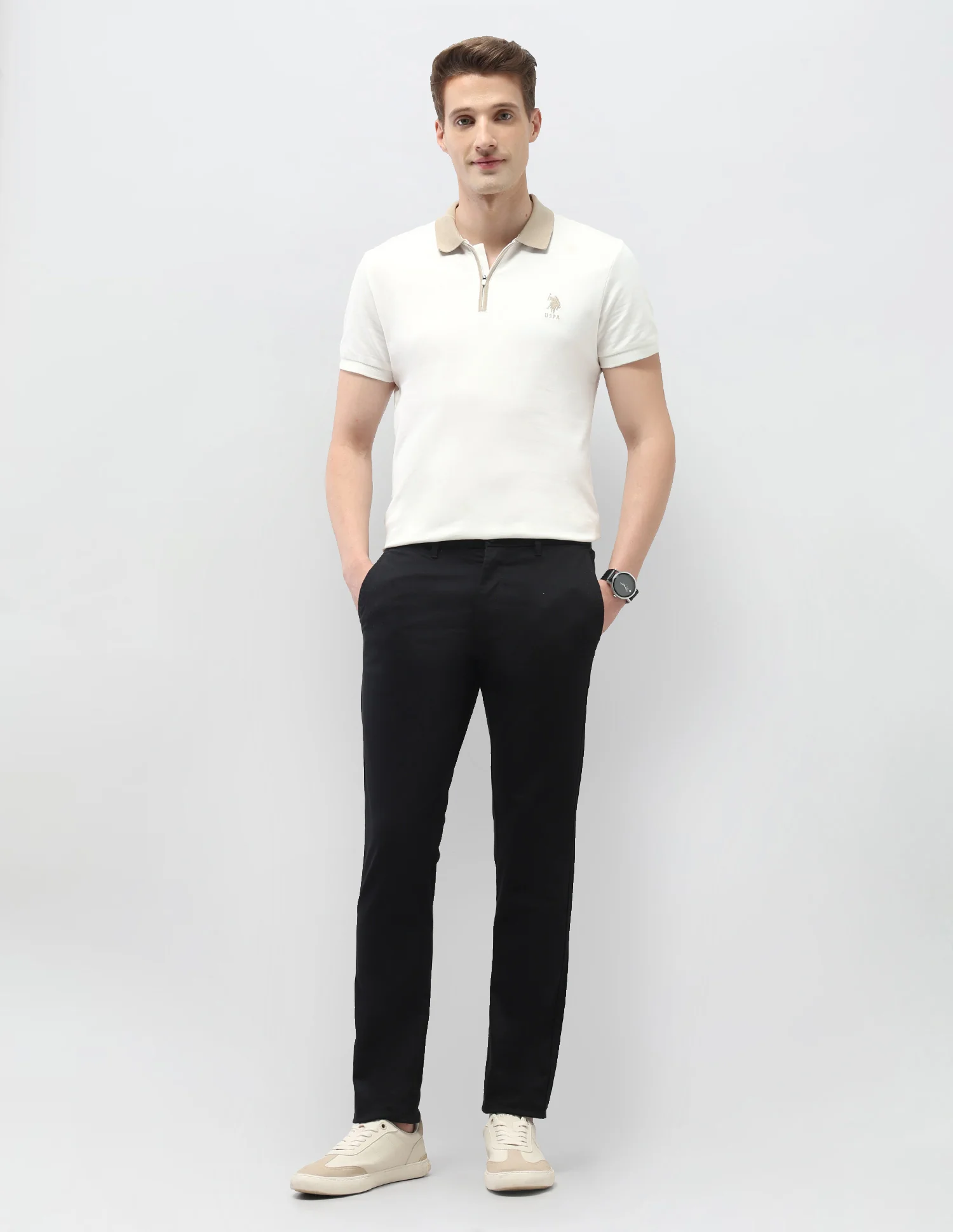 Austin Slim Fit Satin Trousers - Image 3