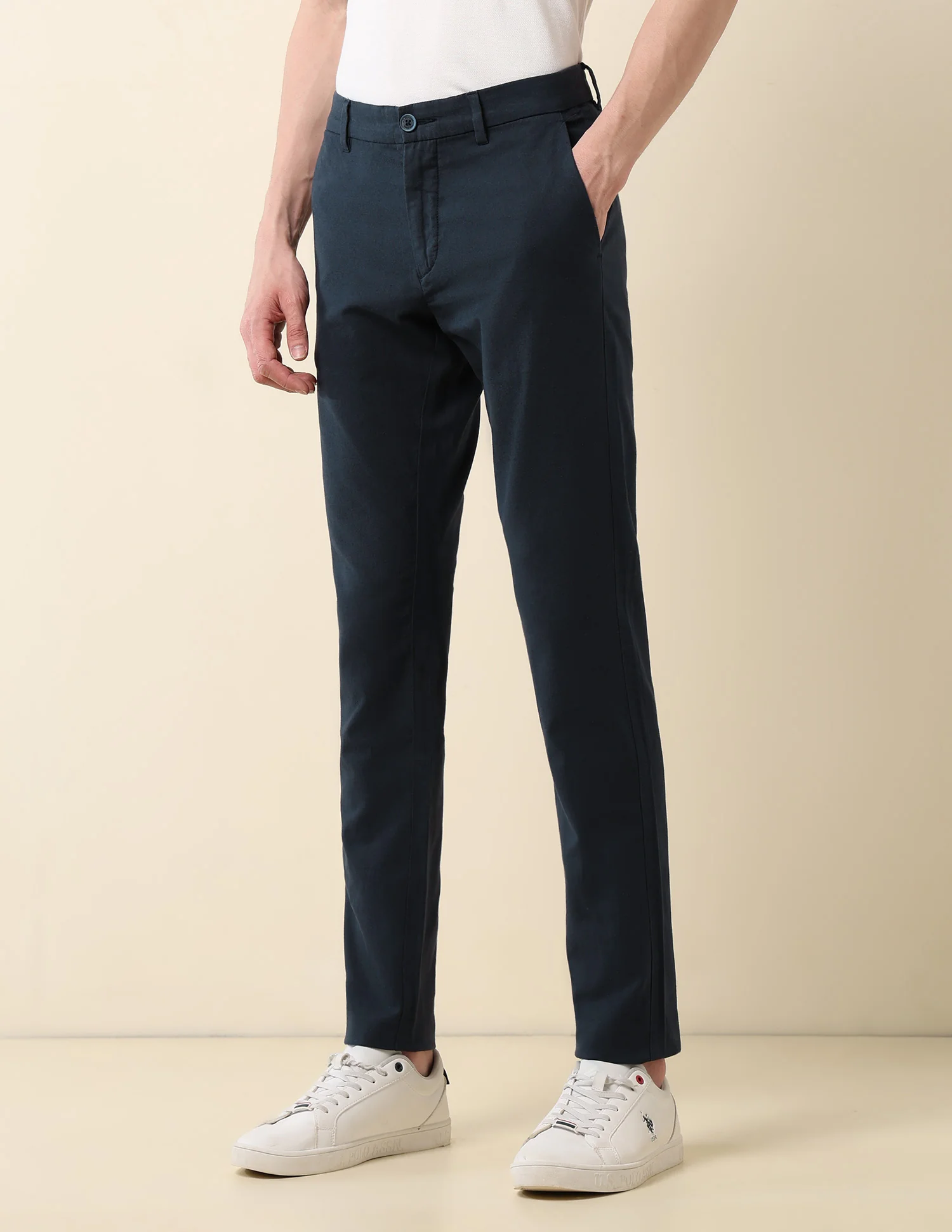 Austin Slim Fit Satin Trousers - Image 4