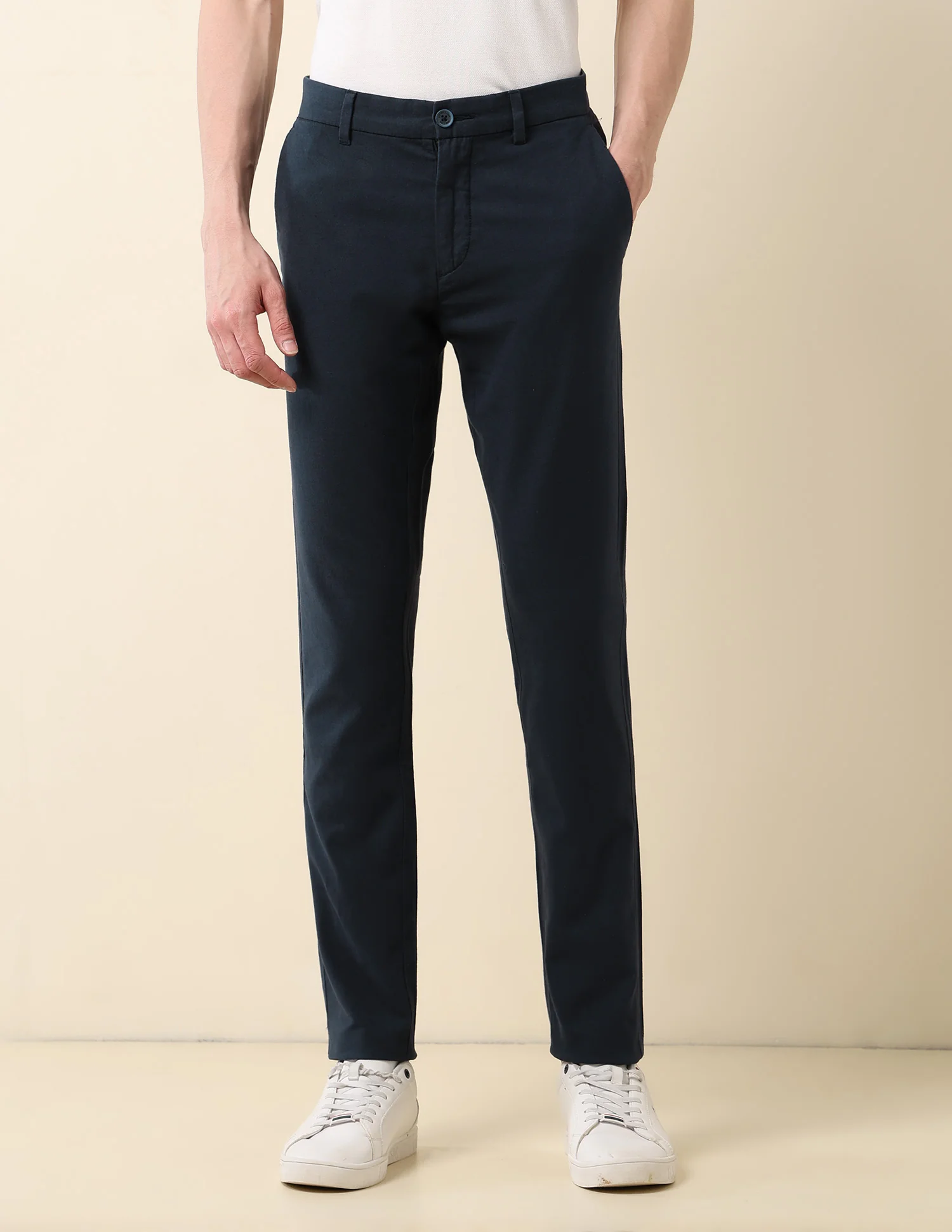 Austin Slim Fit Satin Trousers - Image 6