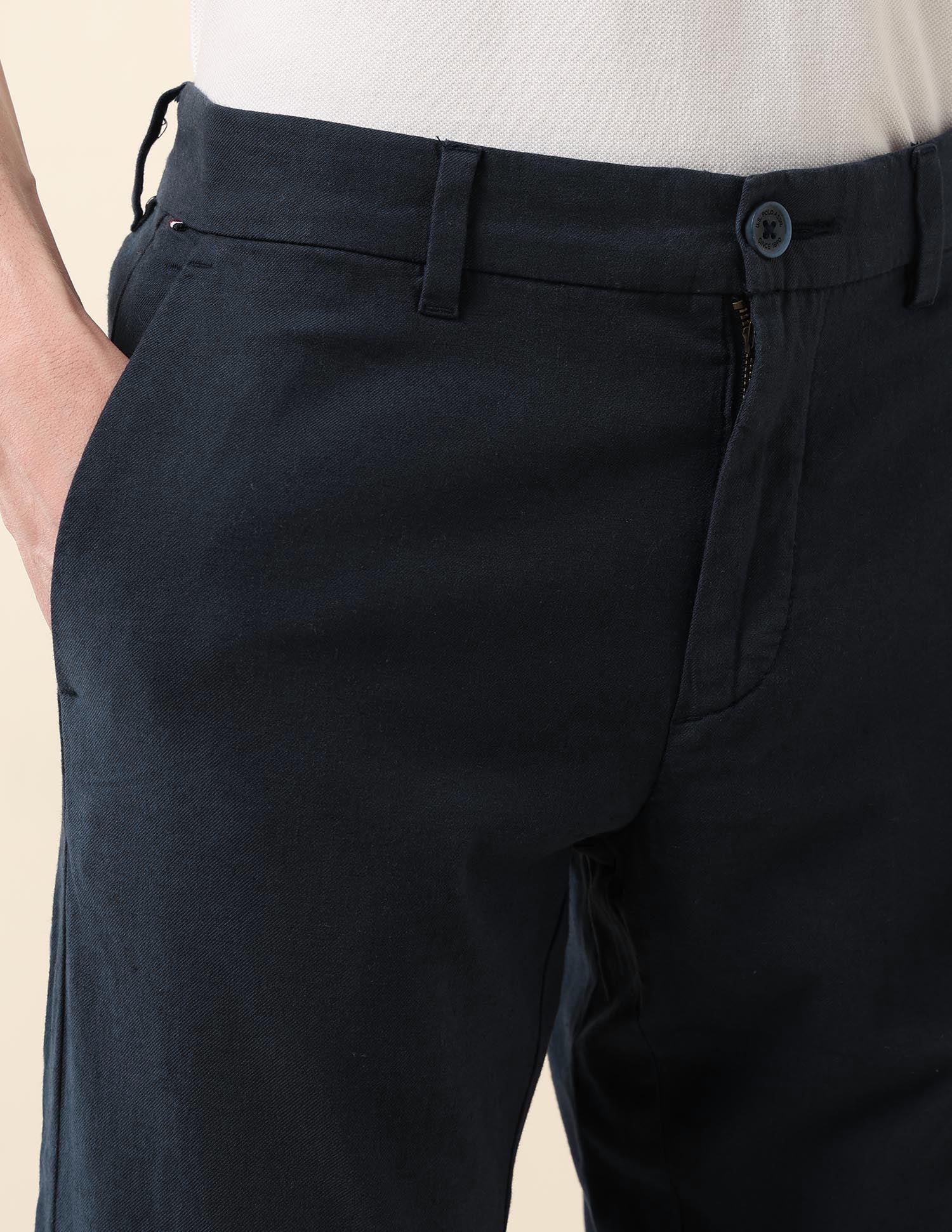Austin Slim Fit Satin Trousers - Image 7