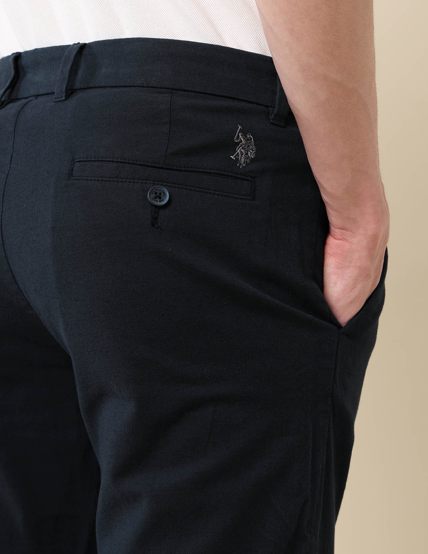 Austin Slim Fit Satin Trousers - Image 8