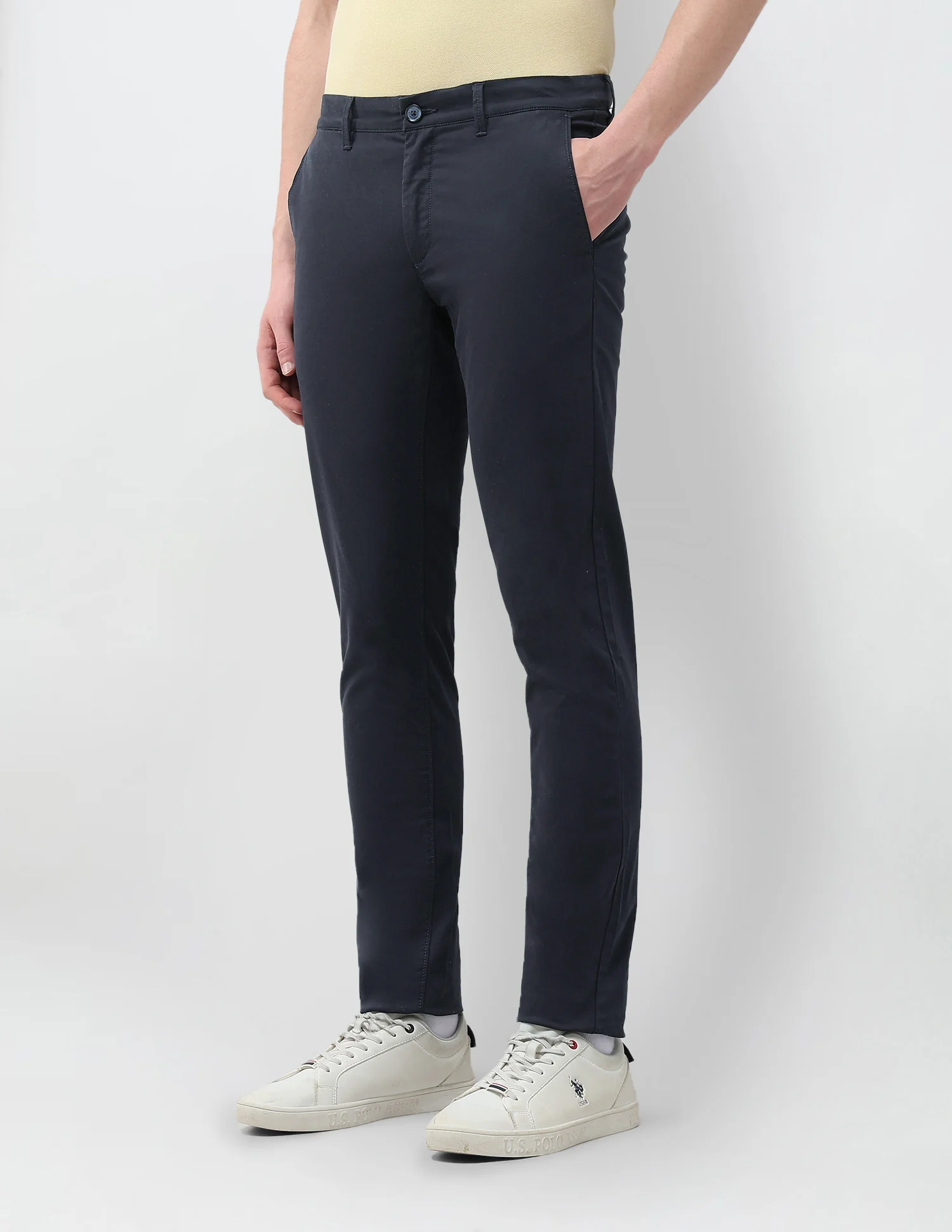Austin Slim Fit Satin Trousers - Image 4