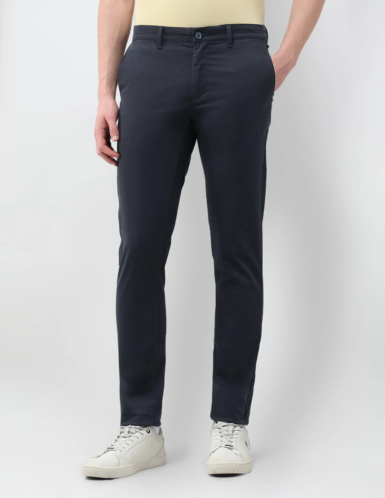 Austin Slim Fit Satin Trousers - Image 6