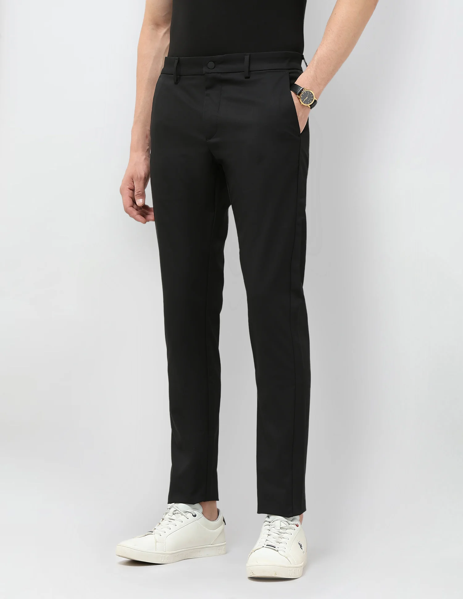 Austin Slim Fit Satin Trousers - Image 4
