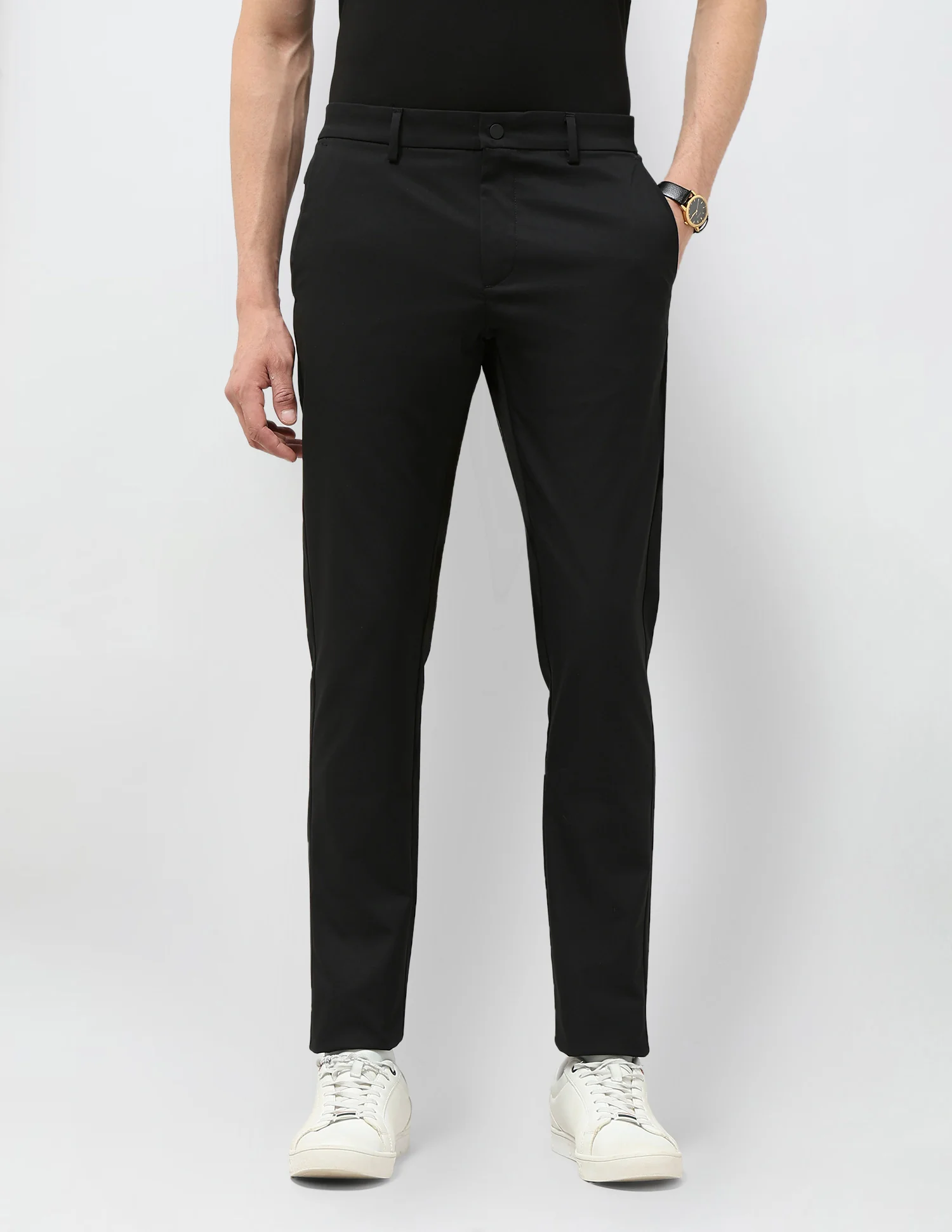 Austin Slim Fit Satin Trousers - Image 6