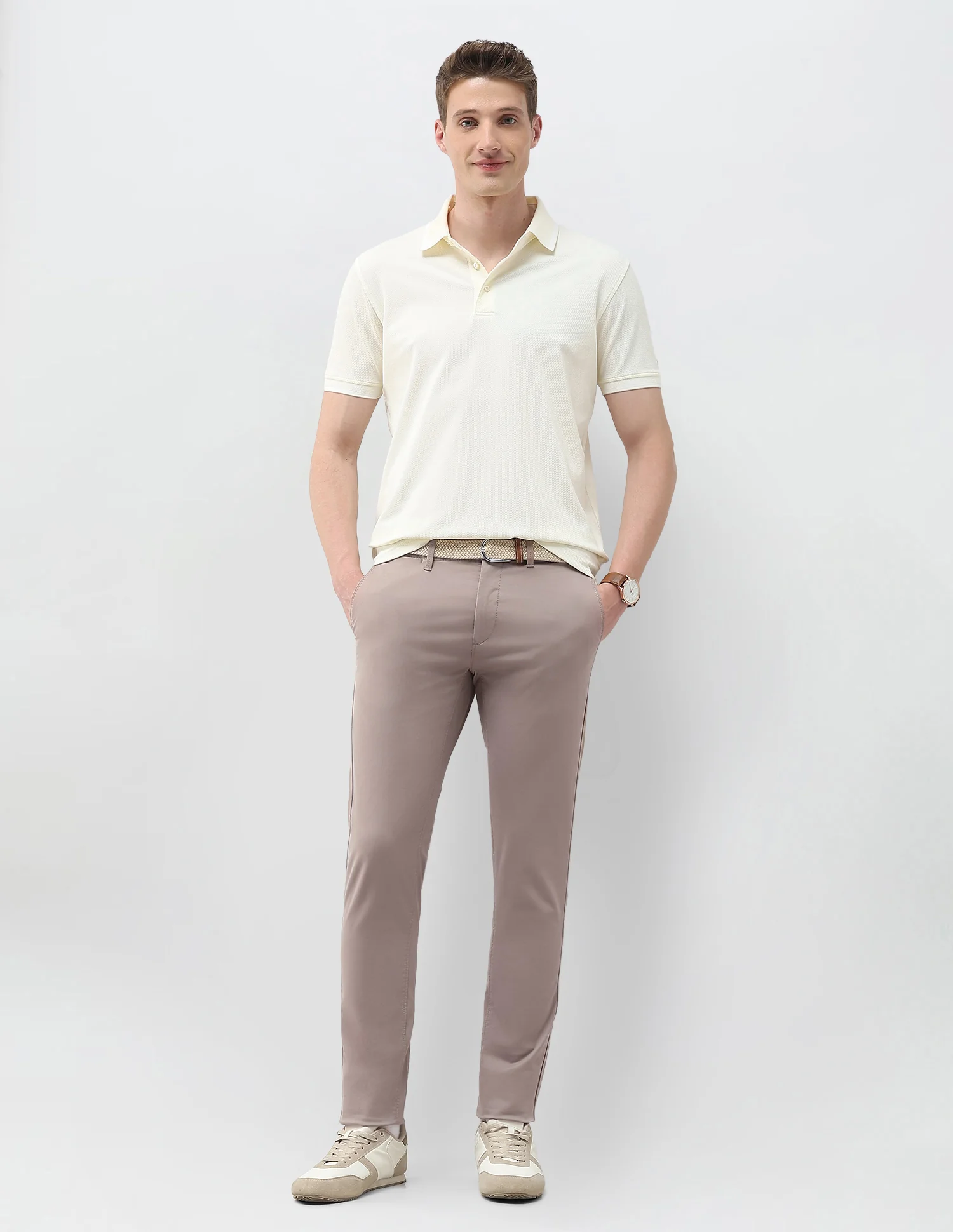 Austin Slim Fit Satin Trousers - Image 3